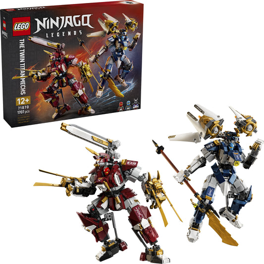 71870 Ninjago Die Zwillings-Titanmechs, Konstruktionsspielzeug