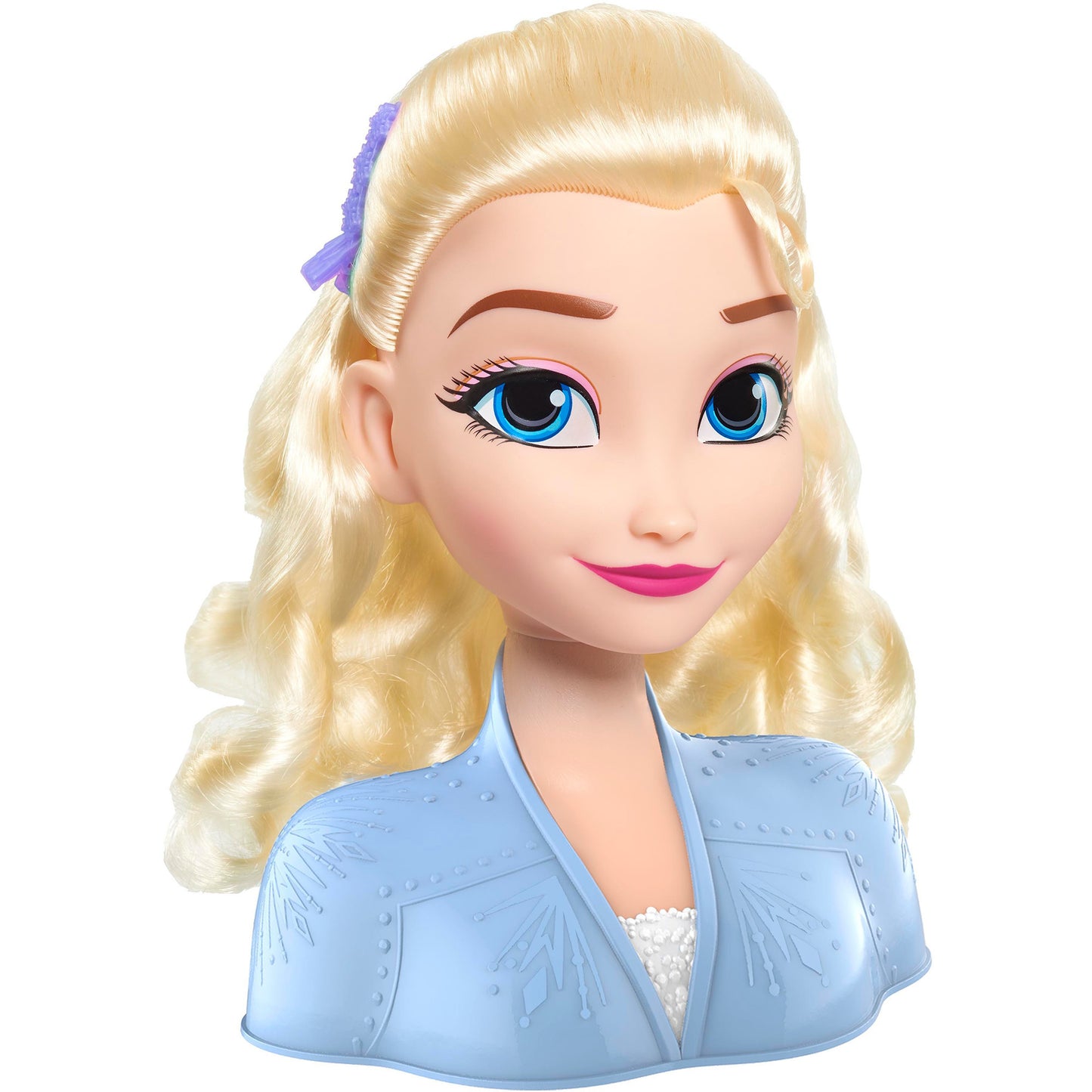 Disney Frozen 2 Basic Elsa Styling Head, Schmink- und Frisierkopf