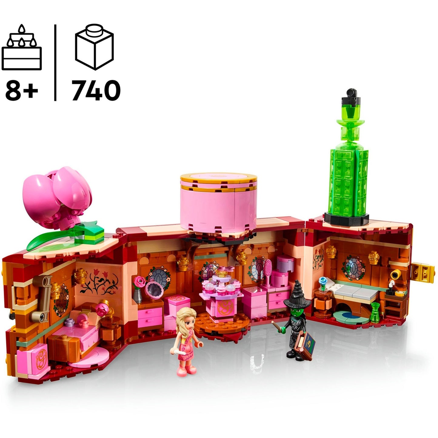 LEGO 75683 Wicked Glindas und Elphabas Schlafsaal