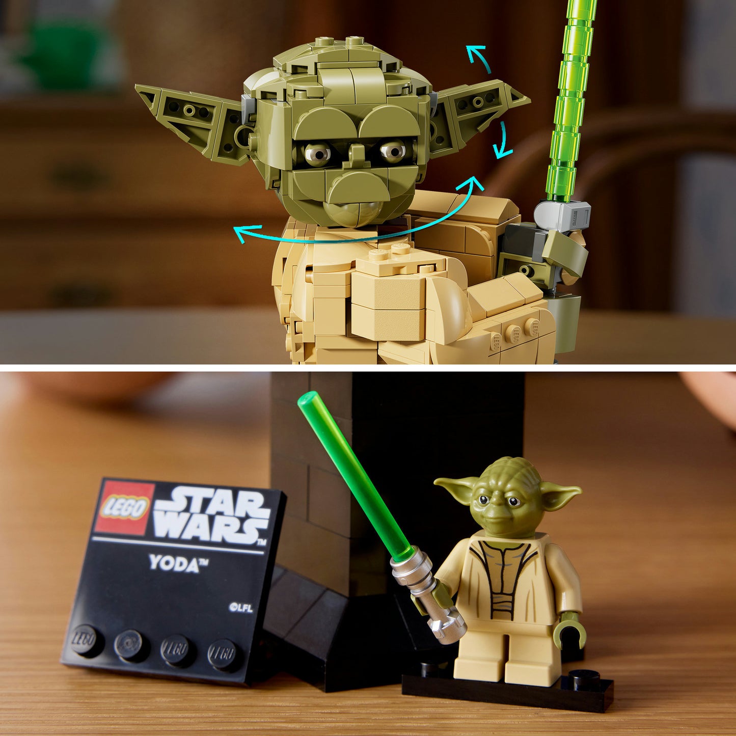 75438 Star Wars Yoda Büste, Konstruktionsspielzeug
