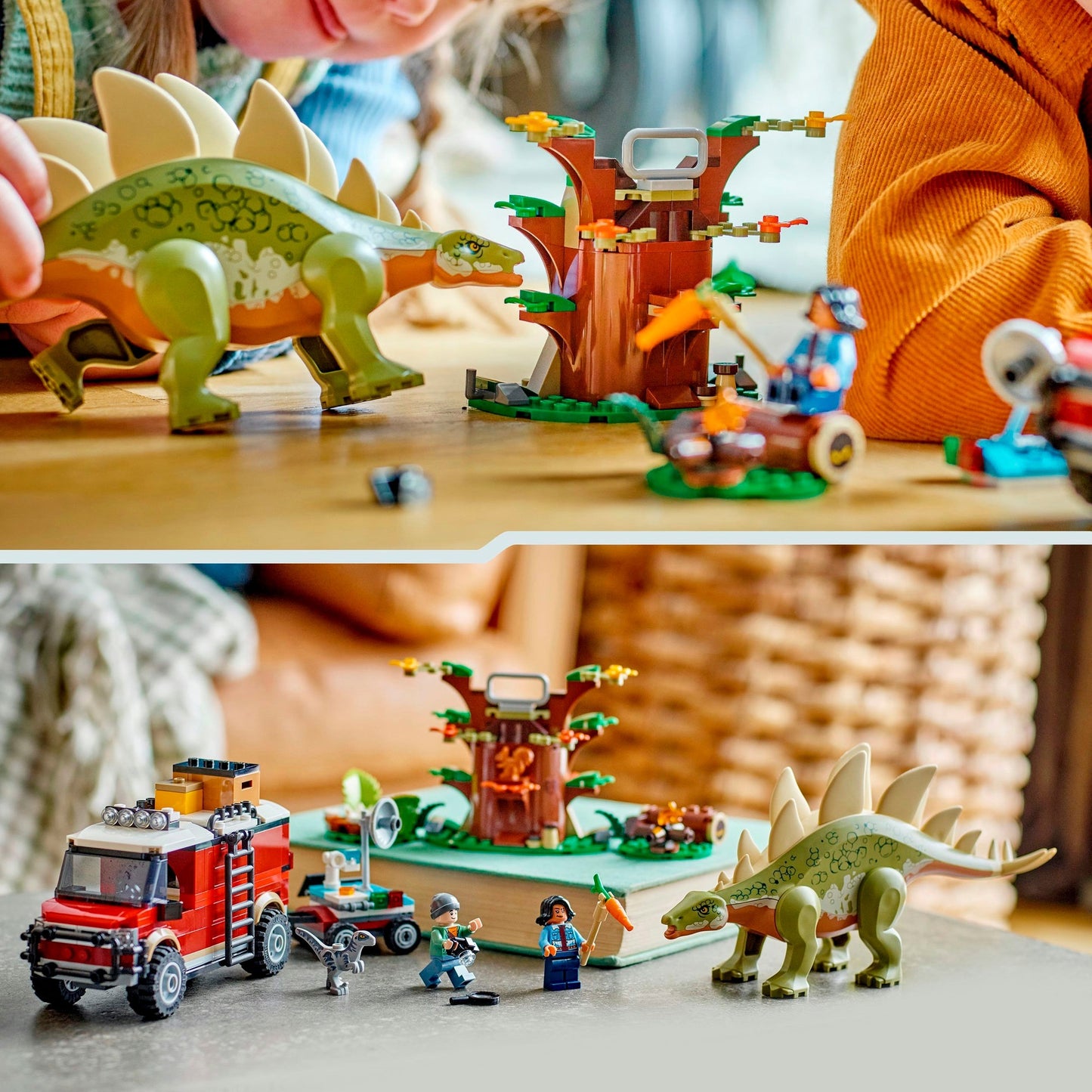 LEGO 76965 Jurassic World Dinosaurier Missionen: Entdeckung des Stegosaurus, Konstruktionsspielzeug