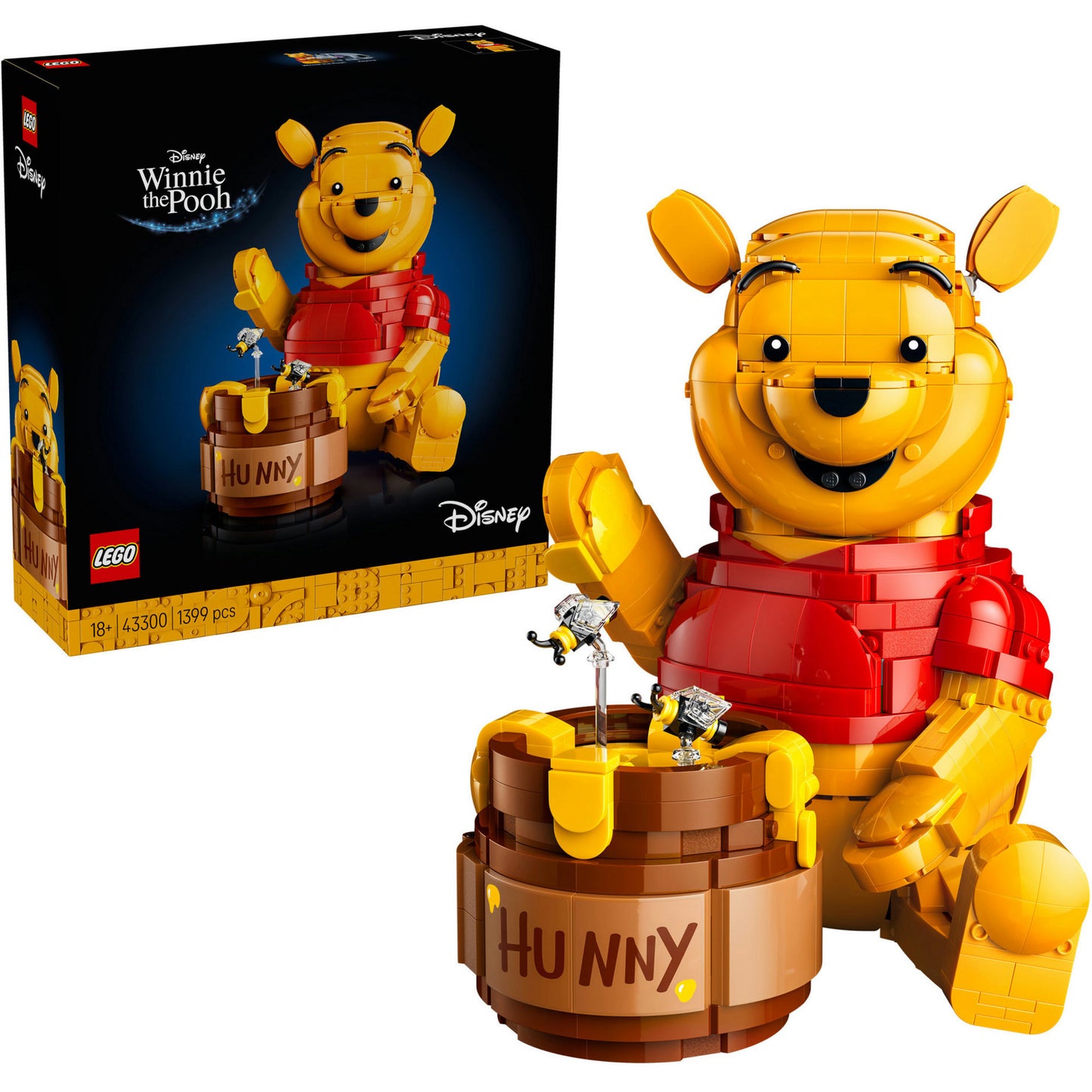 43300 Disney Classic Winnie Puuh, Konstruktionsspielzeug