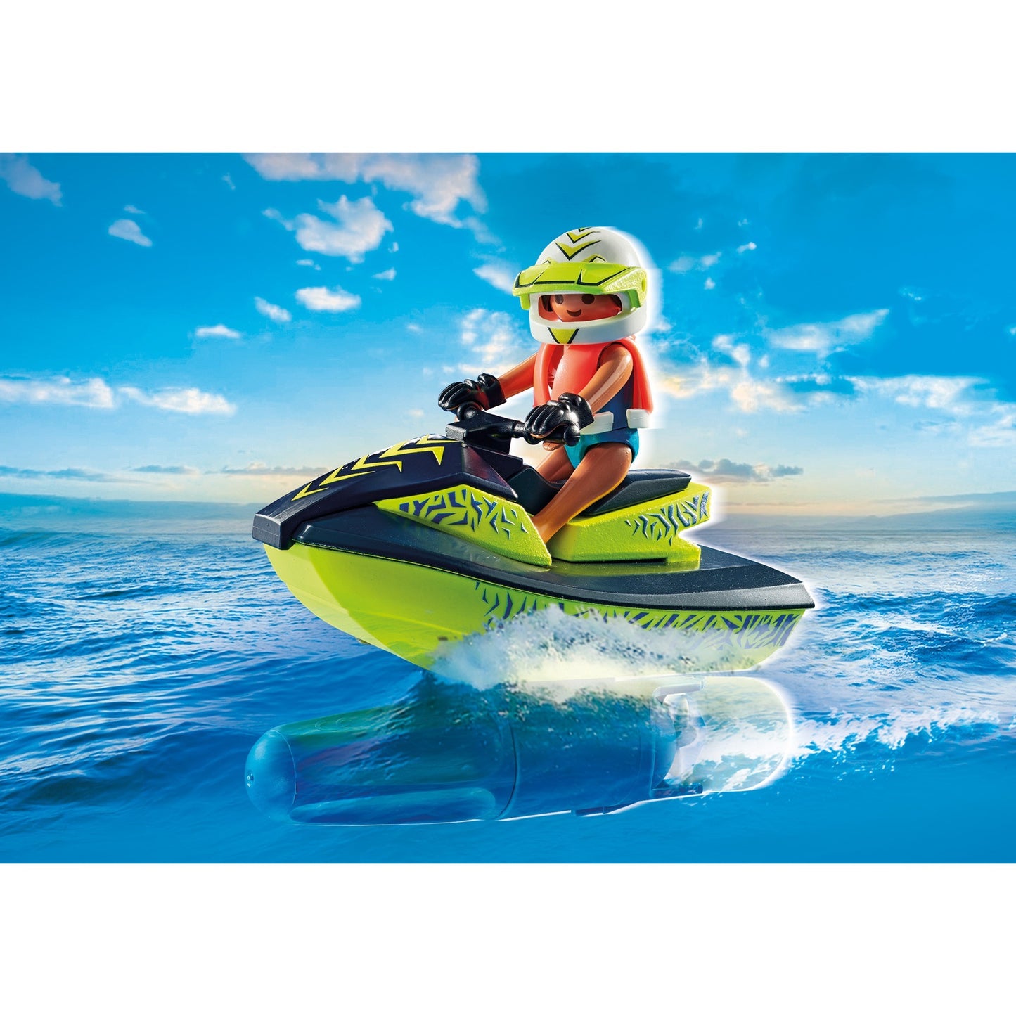 PLAYMOBIL 71464 City Action Feuerwehrboot mit Aqua Scooter, Konstruktionsspielzeug
