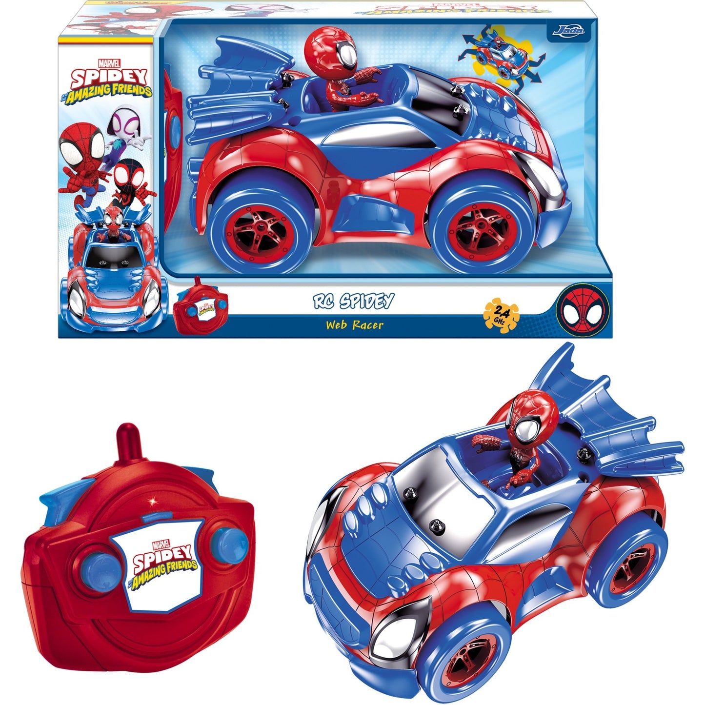 Jada Toys RC Spidey Web Racer