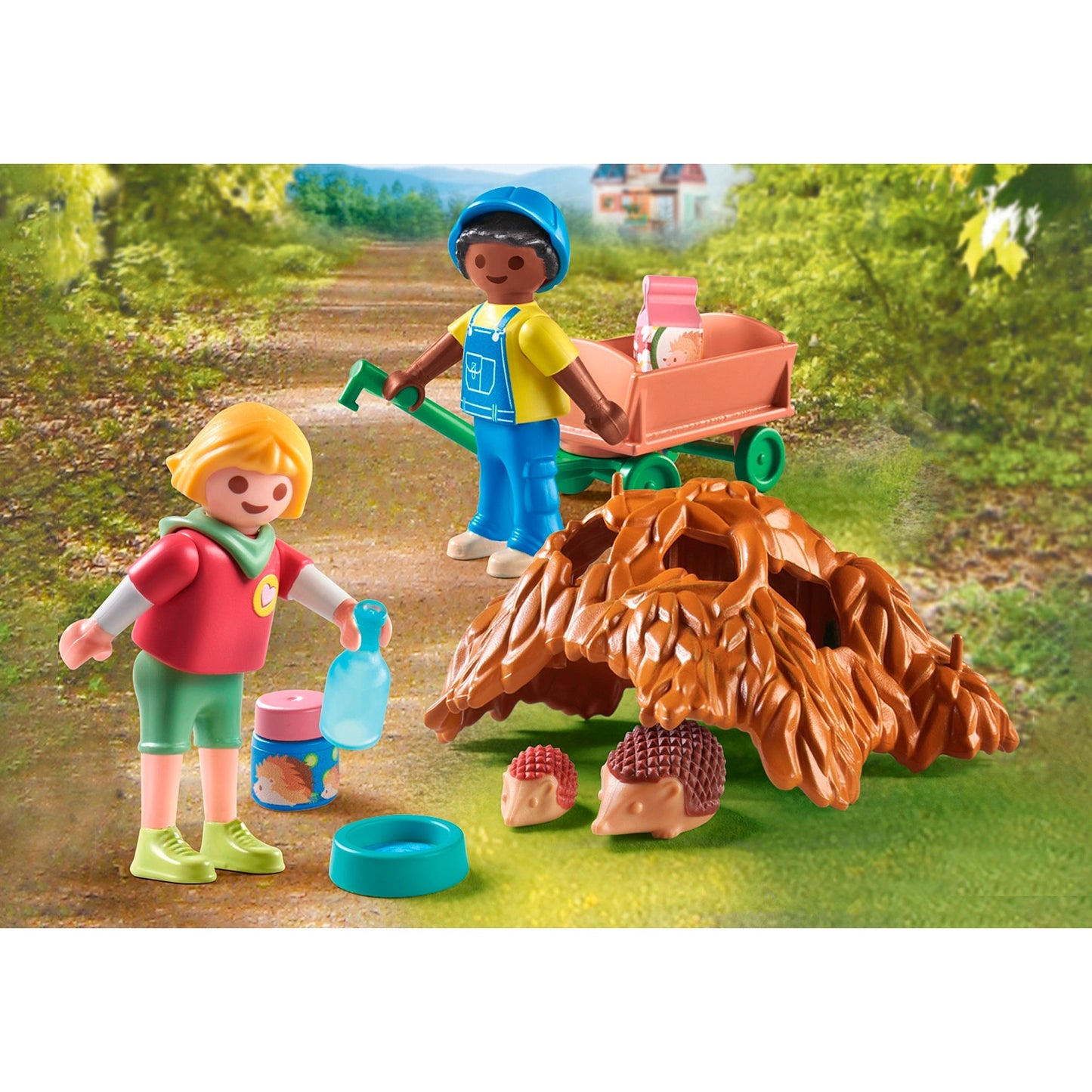 PLAYMOBIL 71512 City Life Pflege der Igelfamilie, Konstruktionsspielzeug