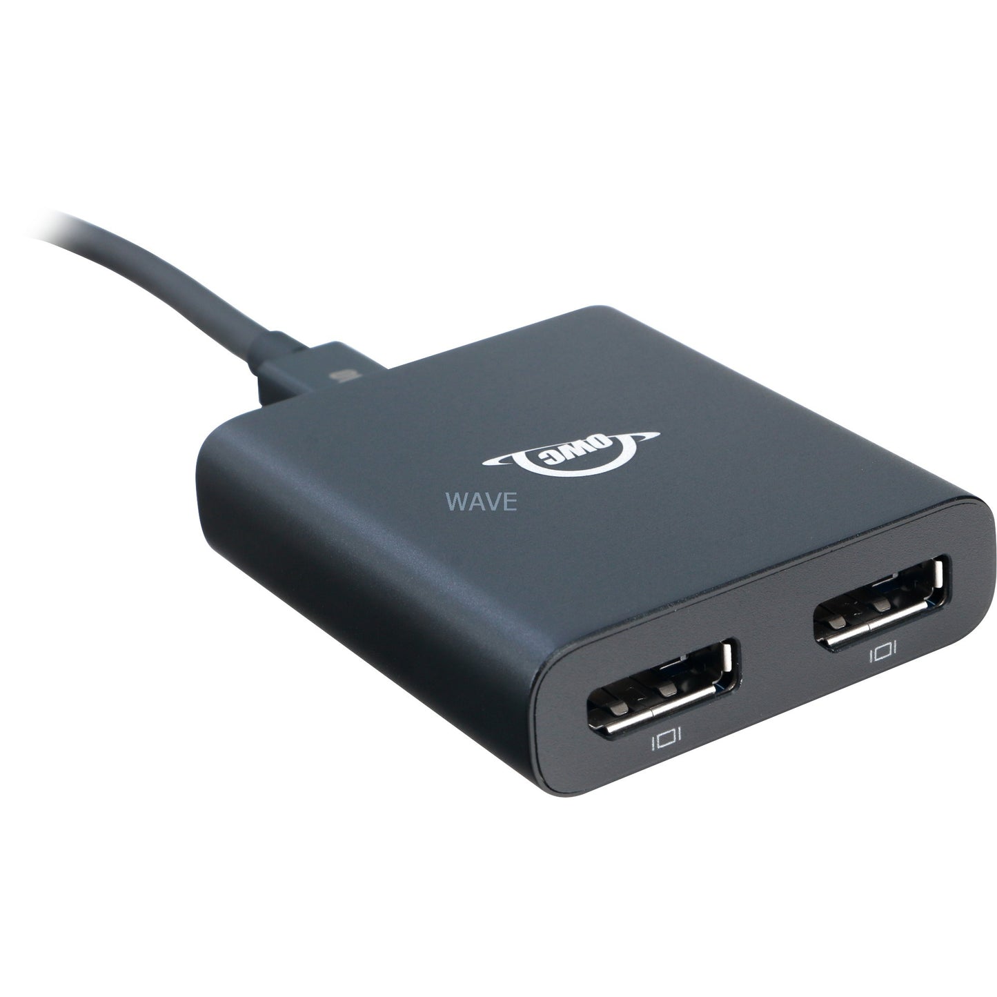 OWC Thunderbolt 3/2x DisplayPort Adapter (schwarz)