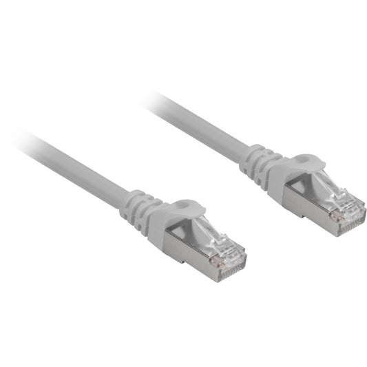 Sharkoon Patchkabel RJ45 Cat.6a SFTP (grau, 20 Meter, LSOH (Halogenfrei))