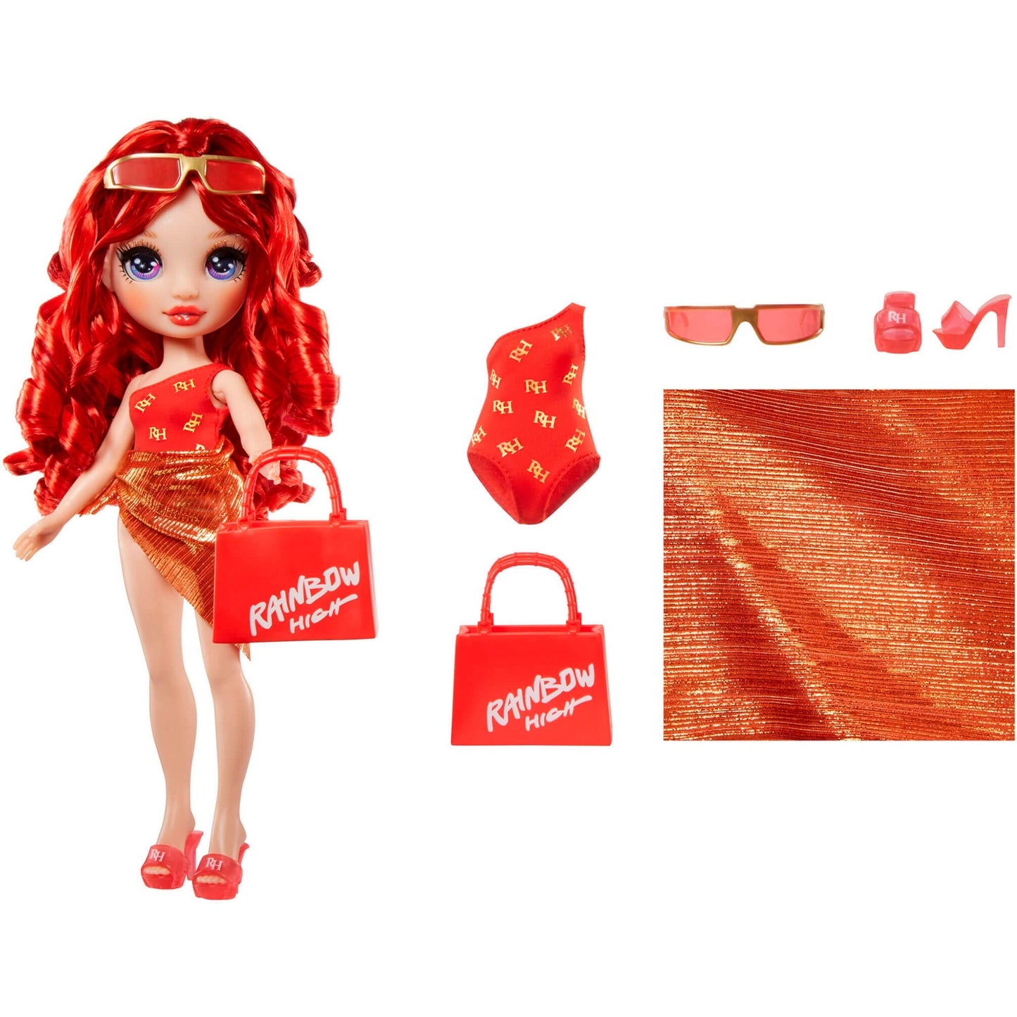 MGA Entertainment Rainbow High Swim & Style - Ruby (Red)