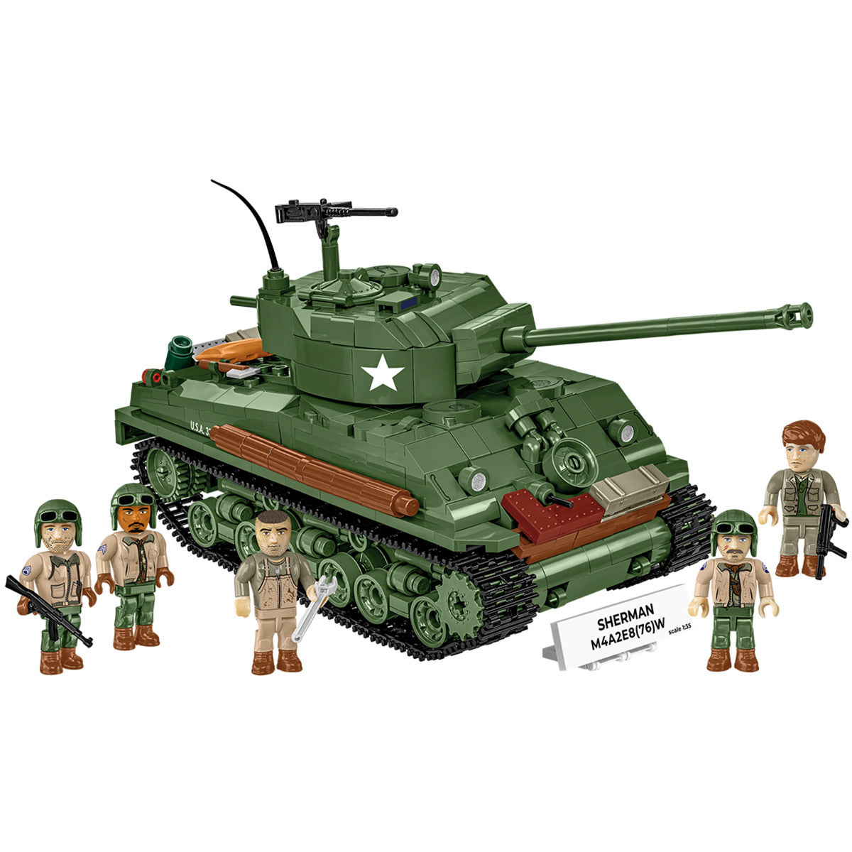 Sherman M4A2E8(76)W, Konstruktionsspielzeug