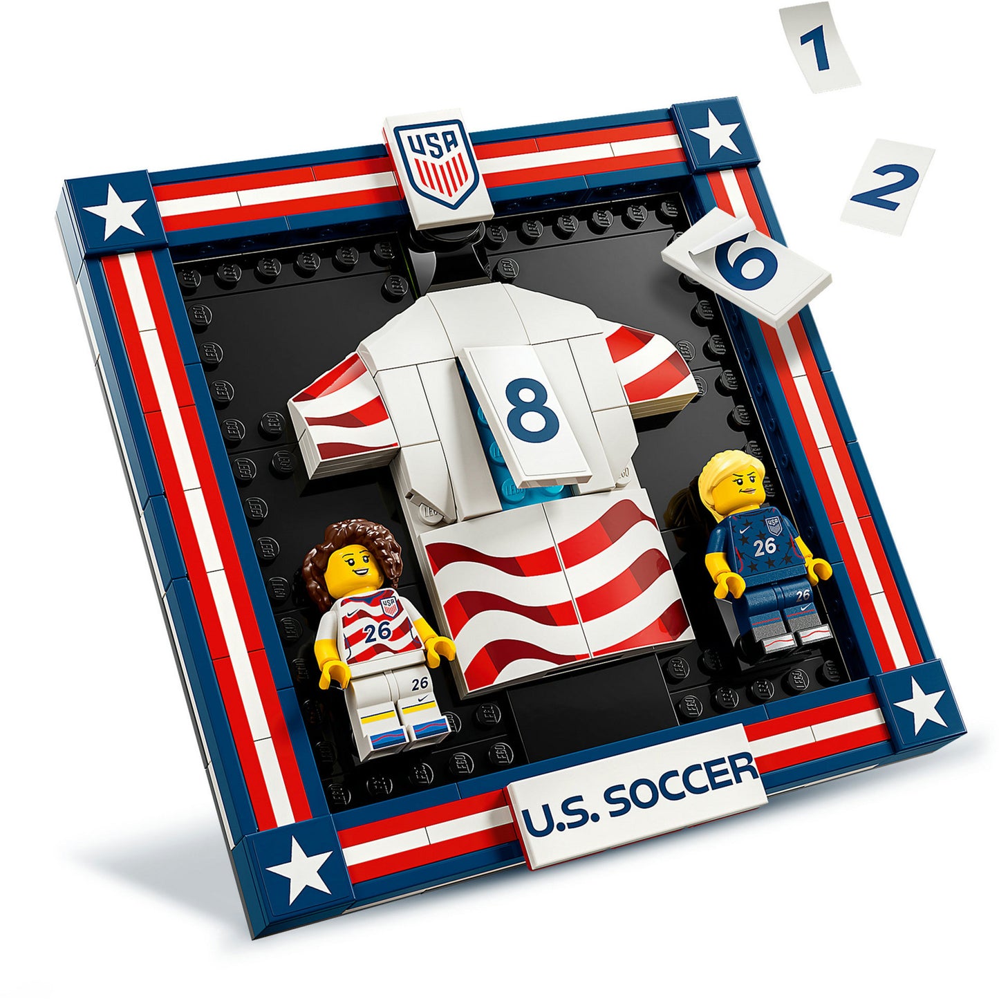 43033 Editions Trikot der US-Fussballnationalmannschaft 2026, Konstruktionsspielzeug