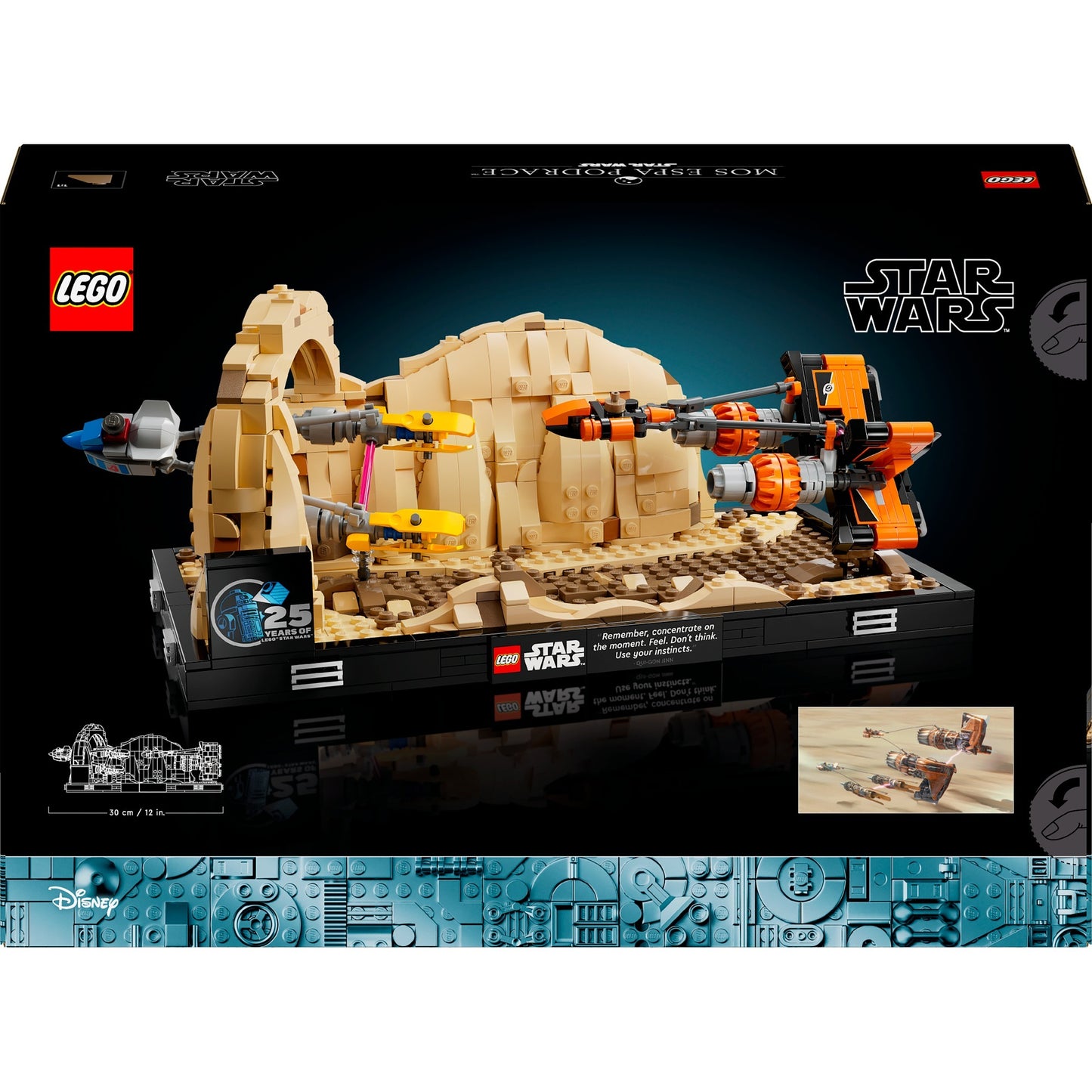 LEGO 75380 Star Wars Podrennen in Mos Espa -  Diorama, Konstruktionsspielzeug