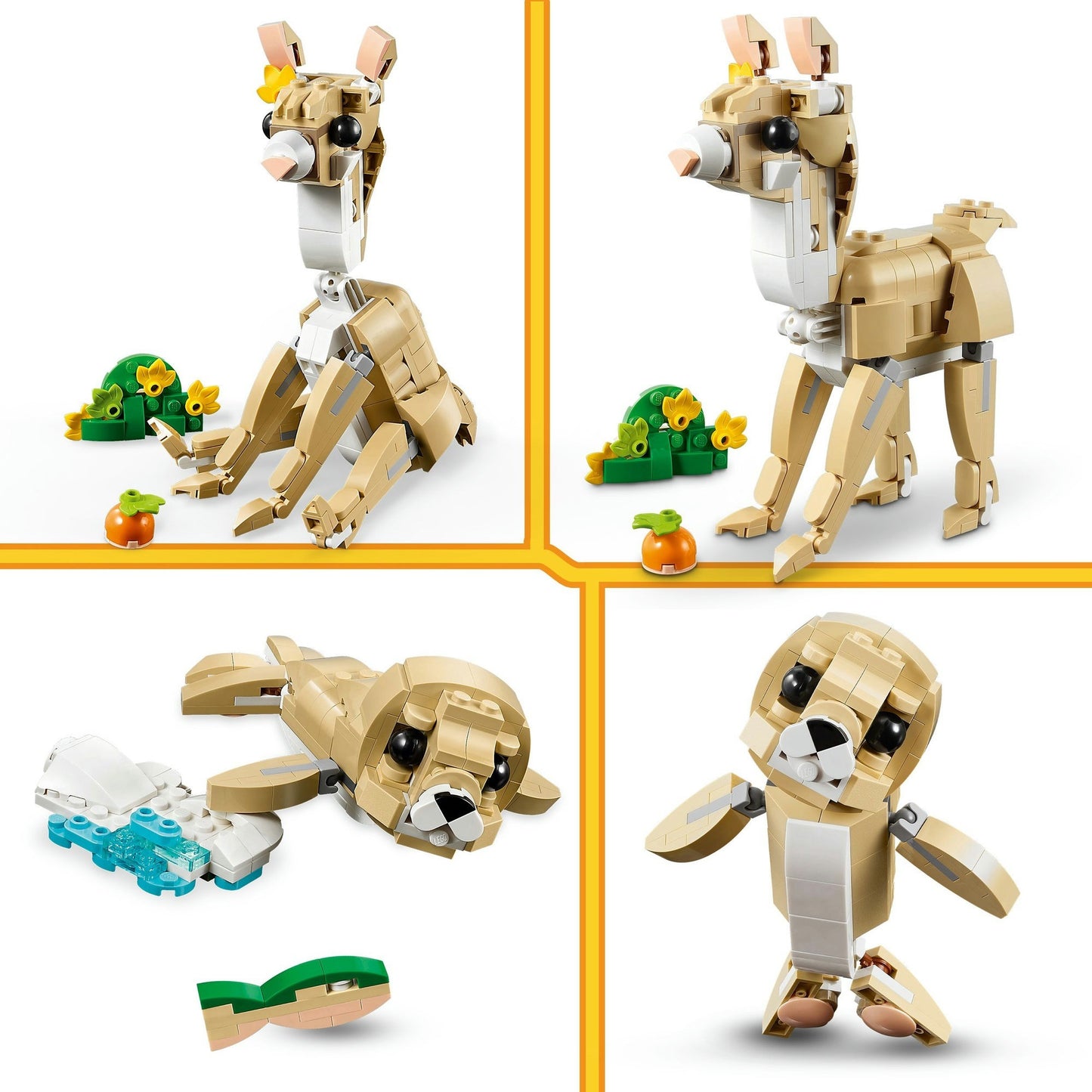 31162 Creator 3-in-1 Häschen, Konstruktionsspielzeug