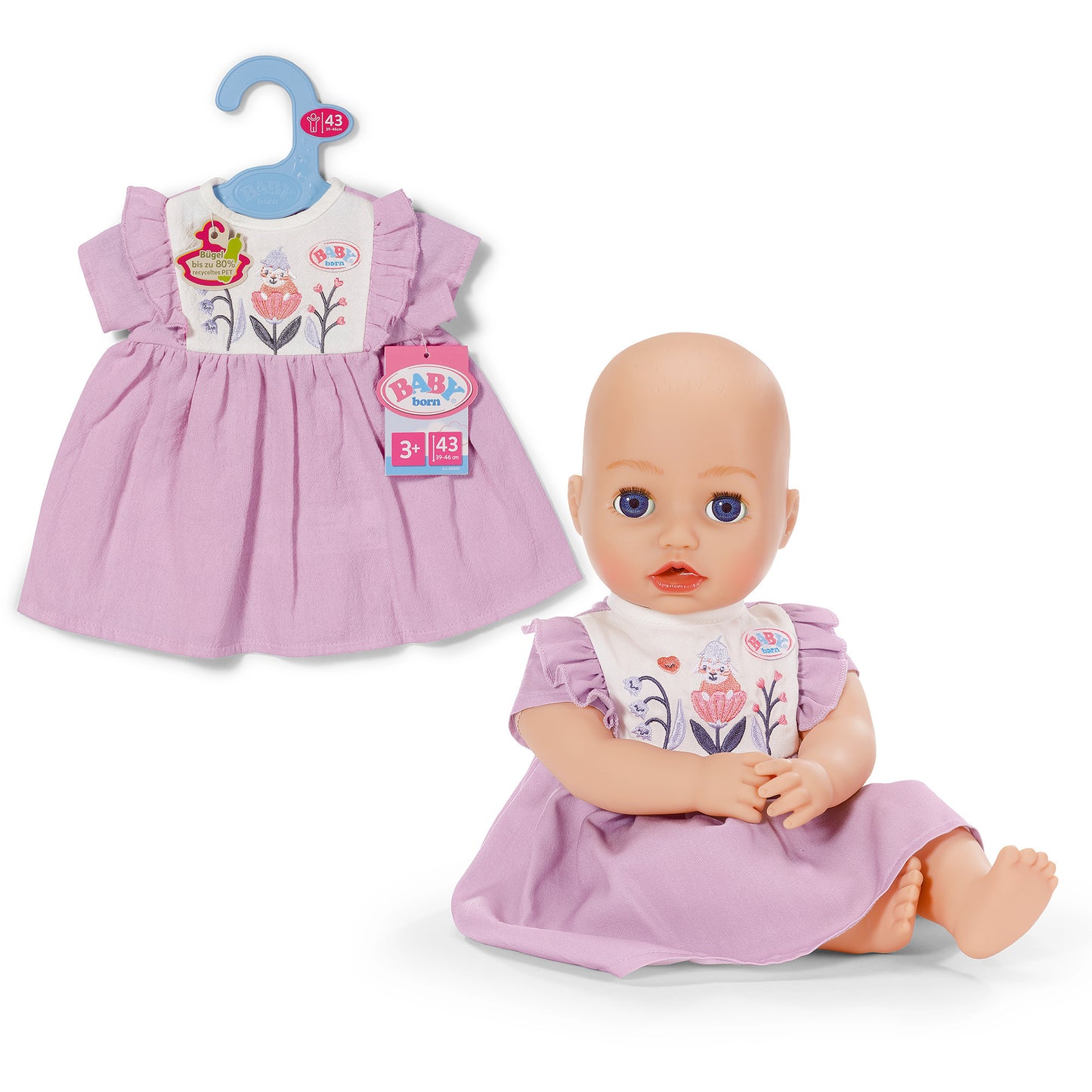 BABY born Kleid Wald 43cm, Puppenzubehör