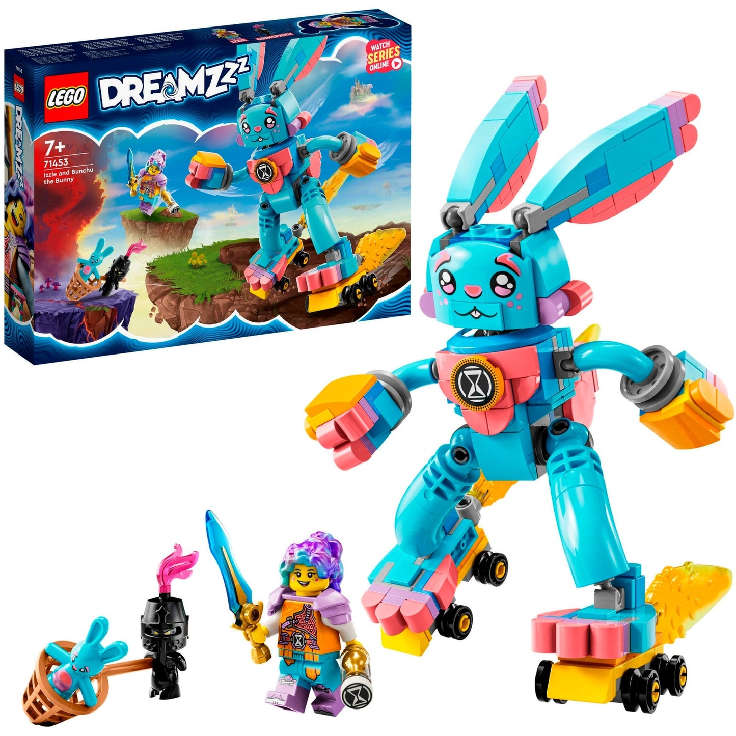 LEGO 71453 DREAMZzz Izzie und ihr Hase Bunchu, Konstruktionsspielzeug