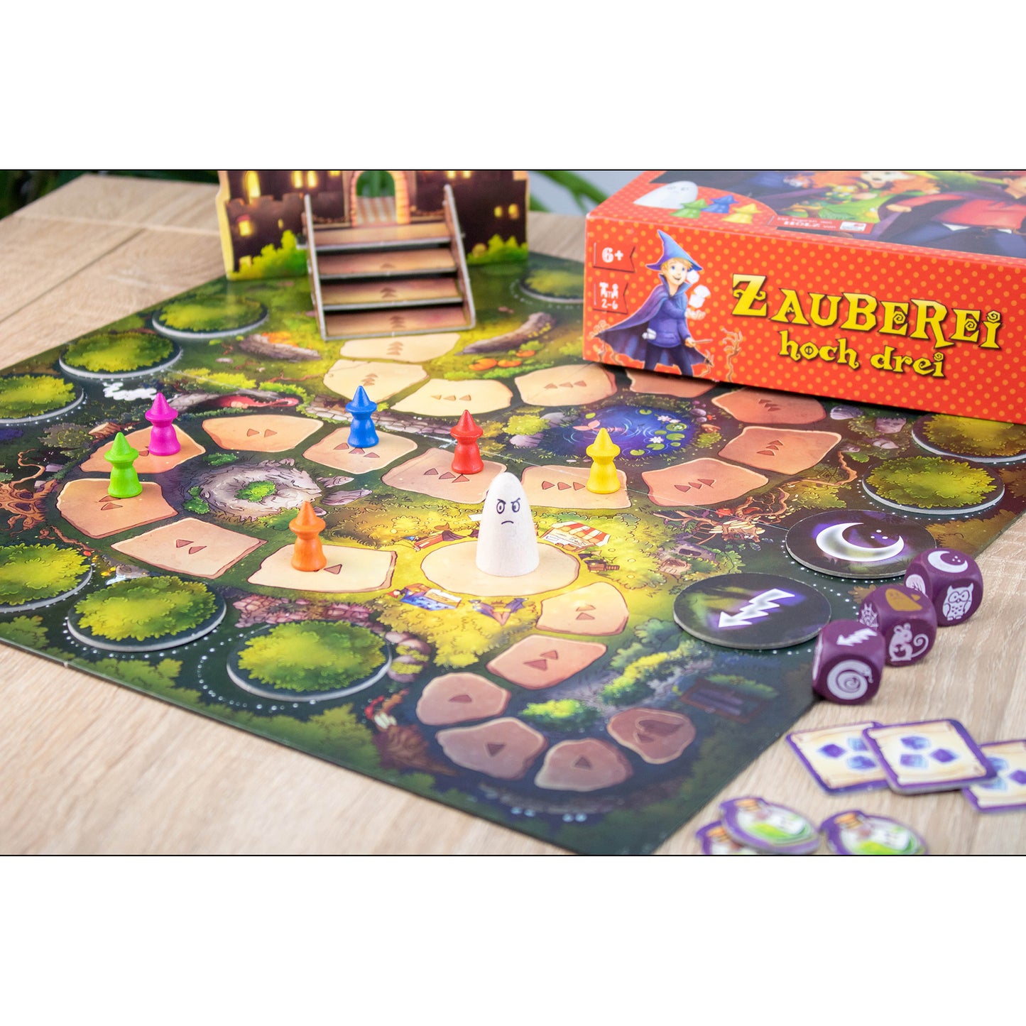 Zauberei hoch drei, Brettspiel
