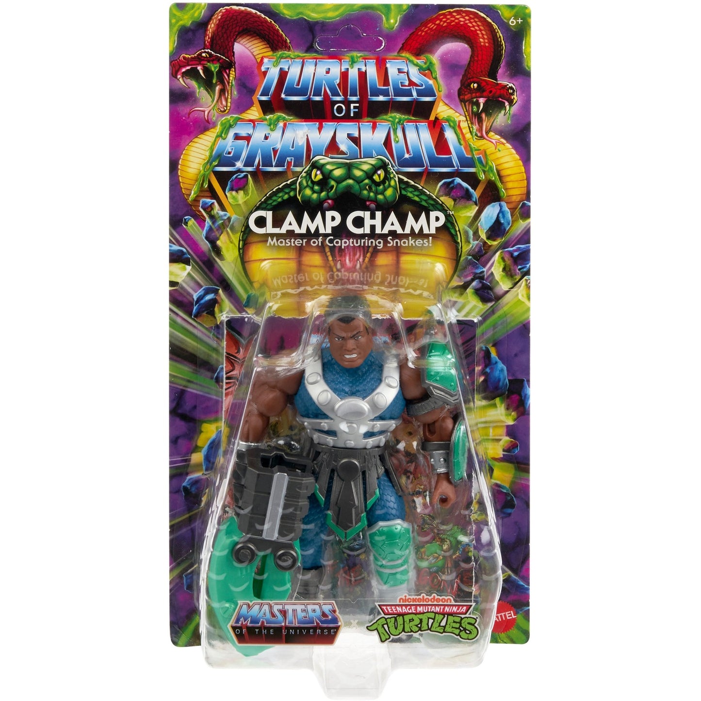 Masters of the Universe Origins Turtles of Grayskull Clamp Champ, Spielfigur