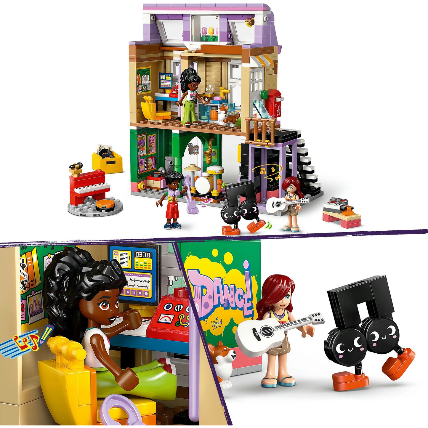 42653 Friends Musikladen & Wohnung, Konstruktionsspielzeug