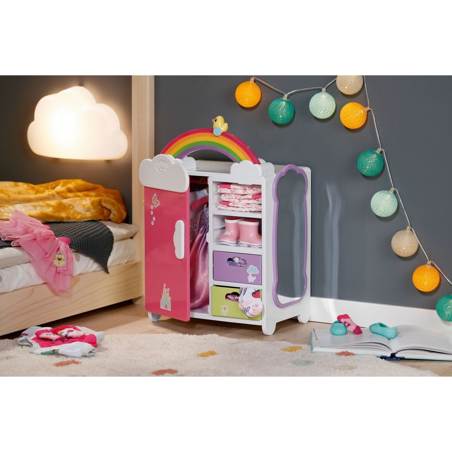 ZAPF Creation BABY born® Regenbogen Schrank