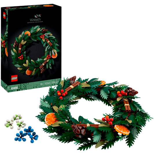 LEGO 10340 Icons Weihnachtskranz