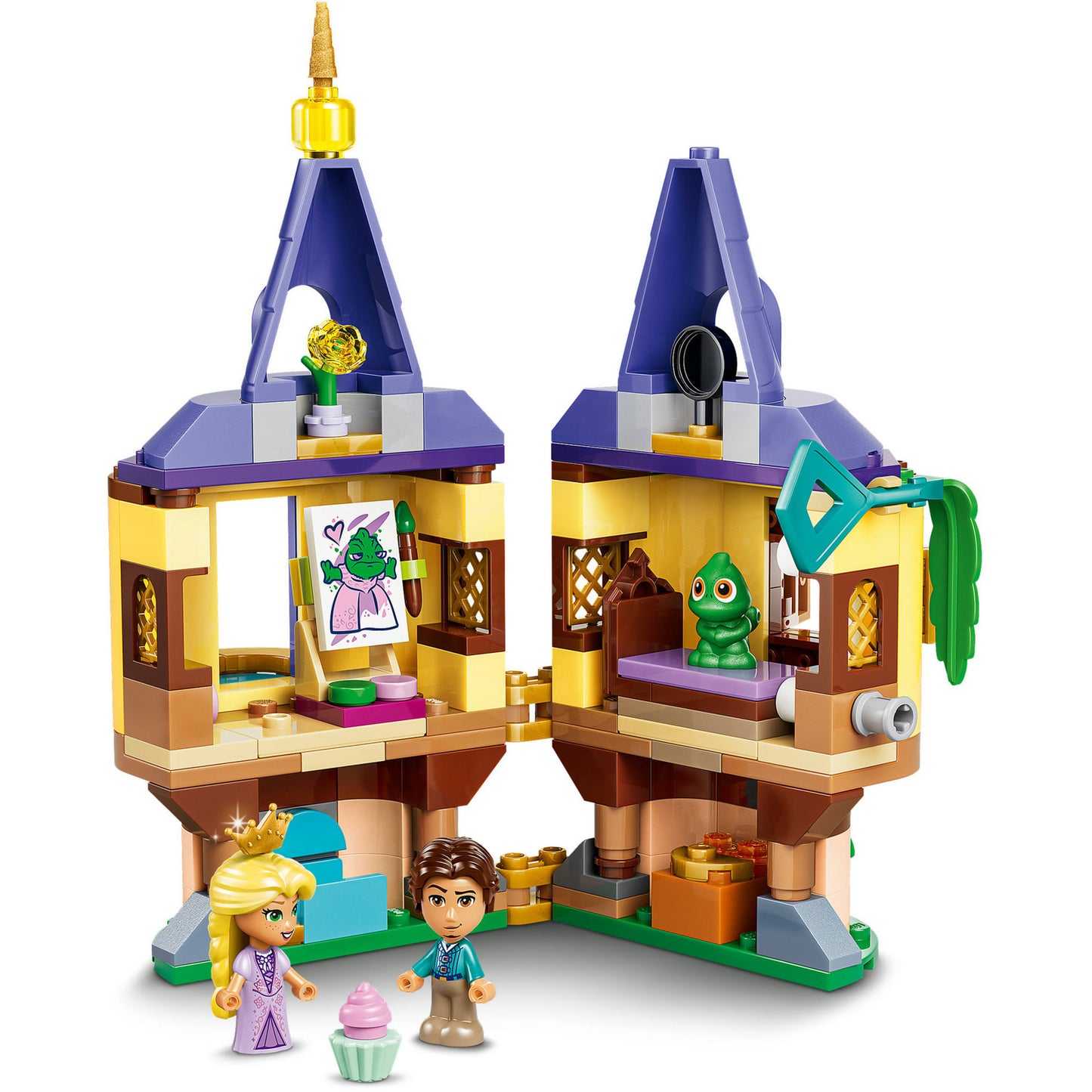 43294 Disney Princess Rapunzels Mini-Turm, Konstruktionsspielzeug