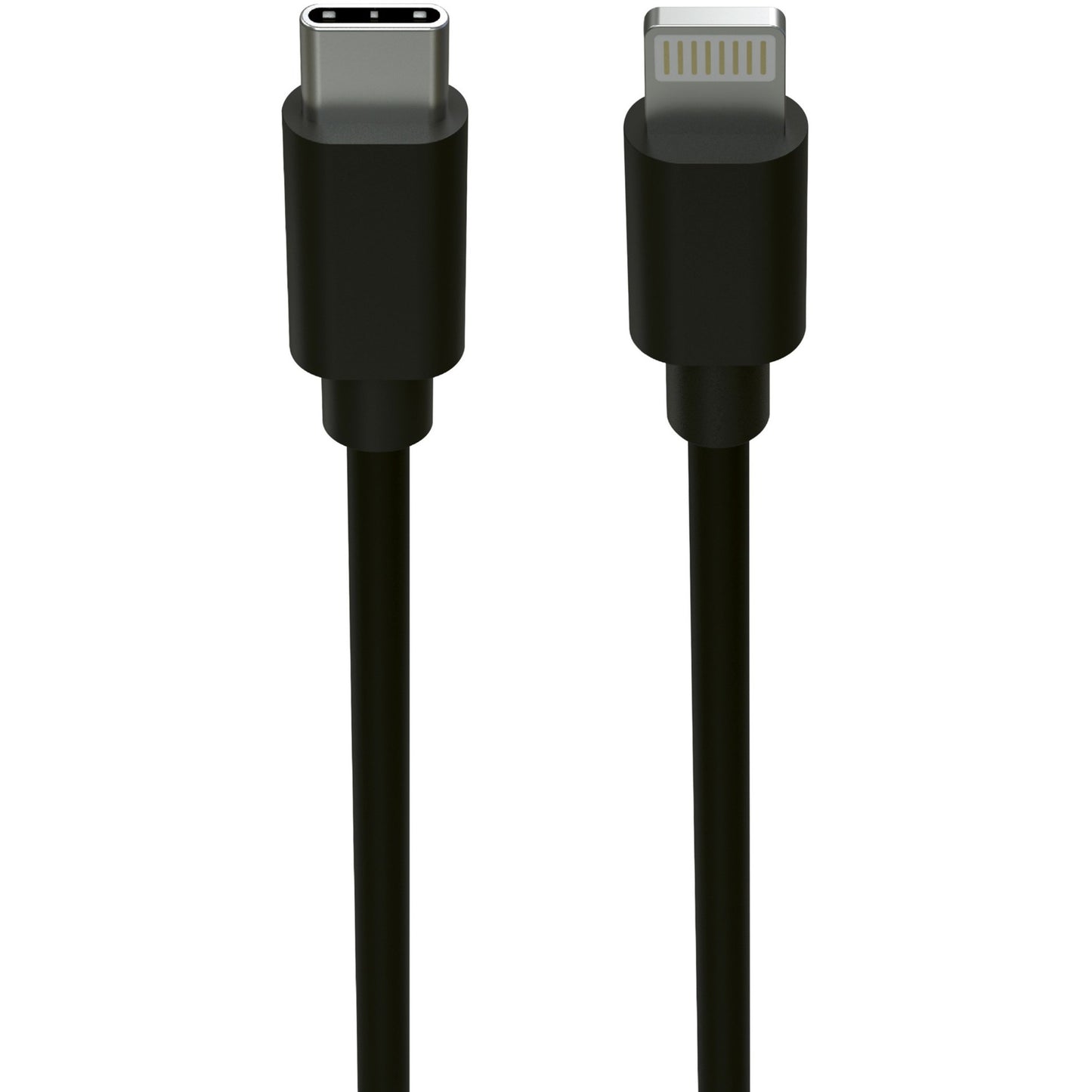 Ansmann USB 2.0 Adapterkabel, USB-C Stecker > Lightning Stecker (schwarz, 1,2 Meter, Laden mit bis zu 60 Watt)