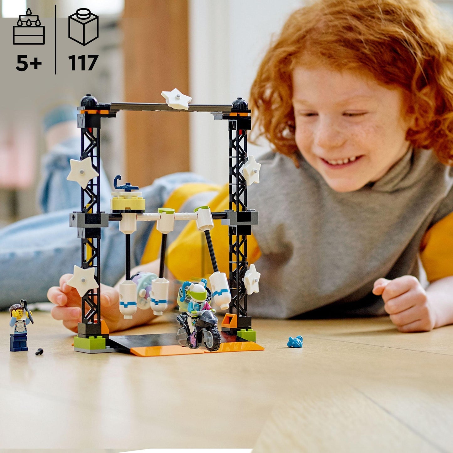 LEGO 60341 City Stuntz Umstoß-Challenge, Konstruktionsspielzeug