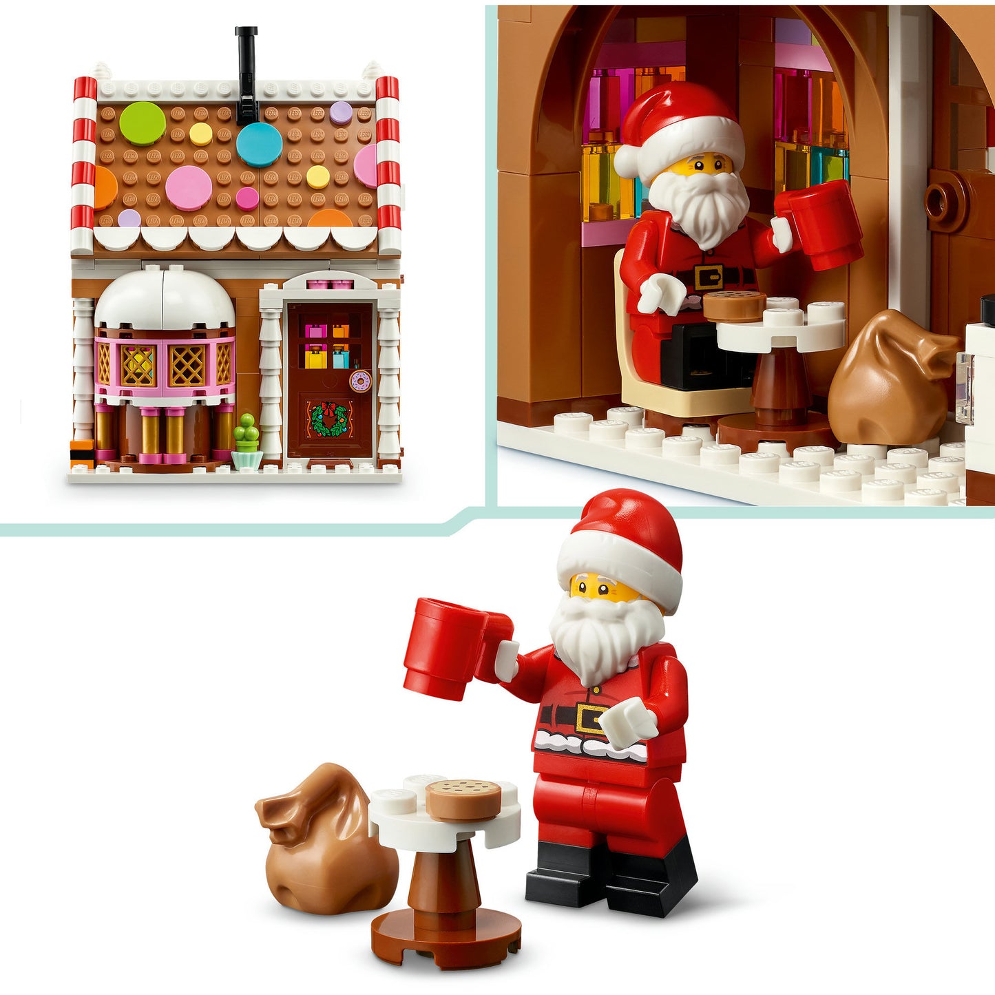 40809 Weihnachtliches Lebkuchenhaus, Konstruktionsspielzeug