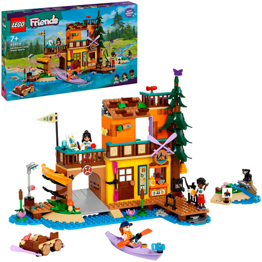 LEGO 42626 Friends Abenteuercamp mit Kayak, Konstruktionsspielzeug