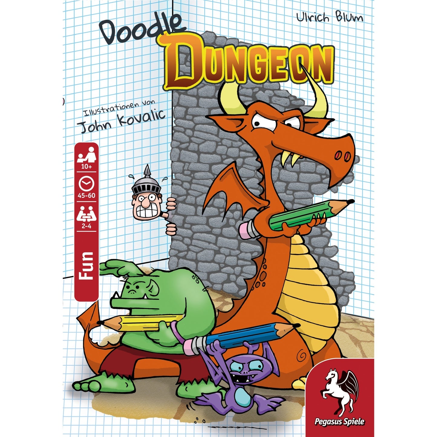 Pegasus Doodle Dungeon, Brettspiel