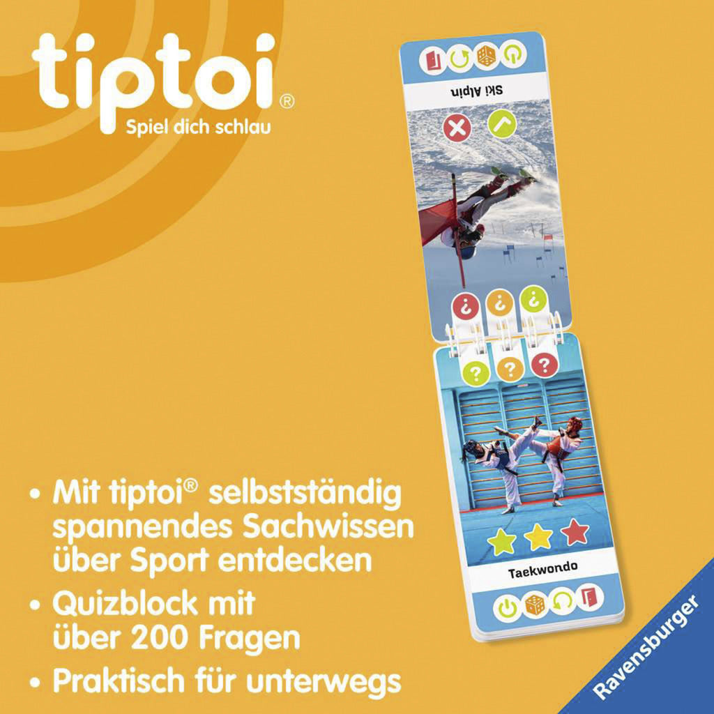 tiptoi Wieso? Weshalb? Warum? Quiz Sport, Lernbuch