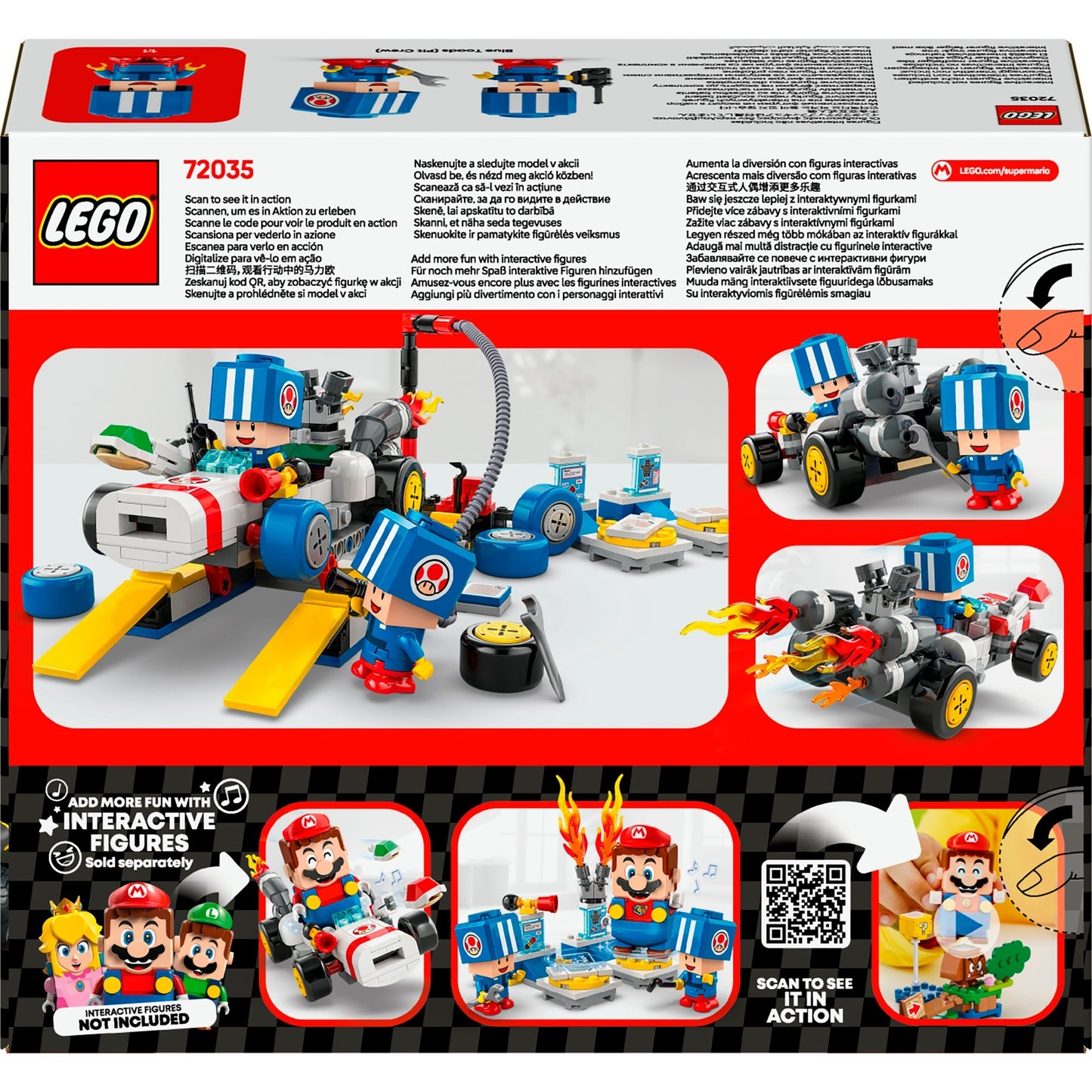 LEGO 72035 Super Mario - Mario Kart: Toads Werkstatt