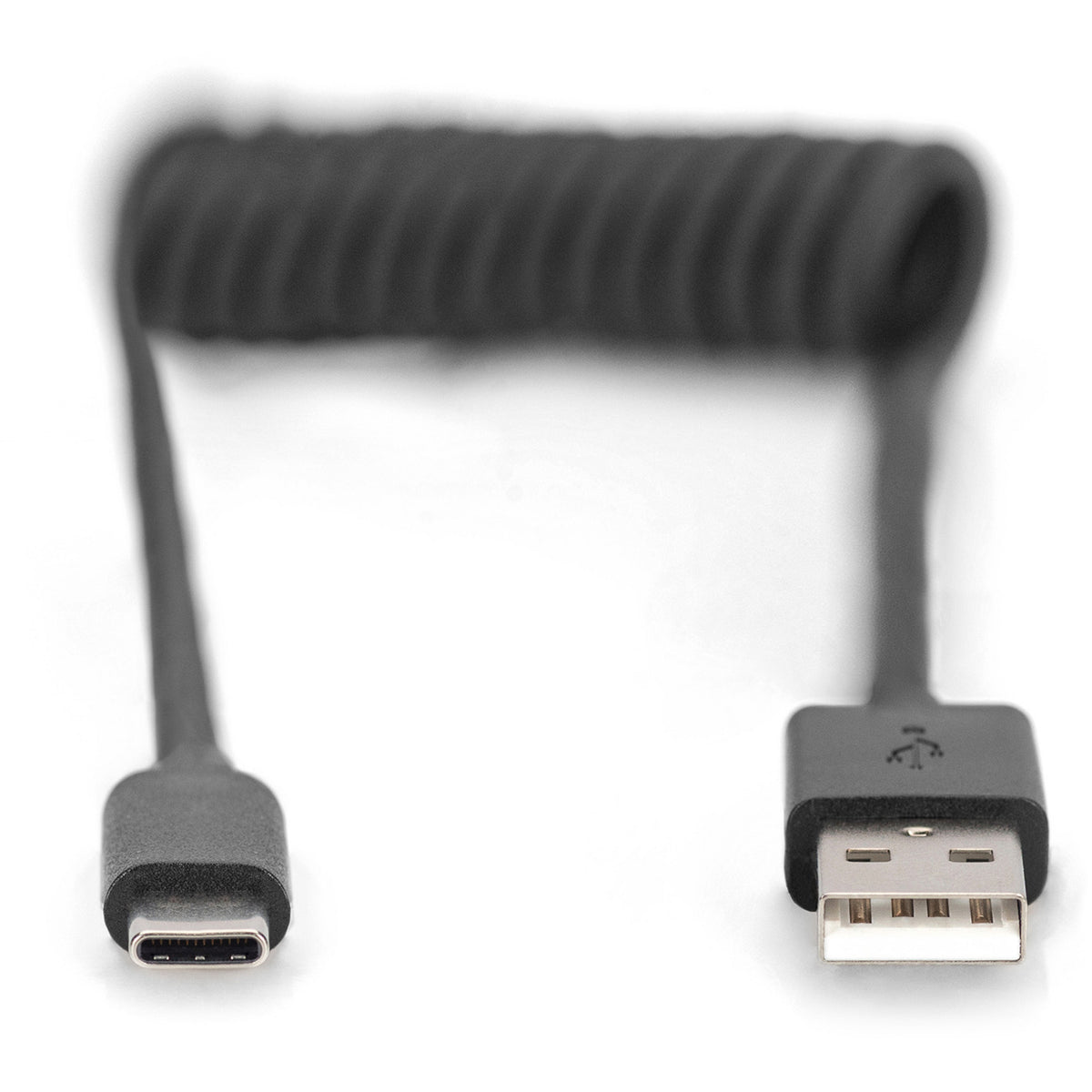 USB 2.0 Spiralkabel USB-A > USB-C
