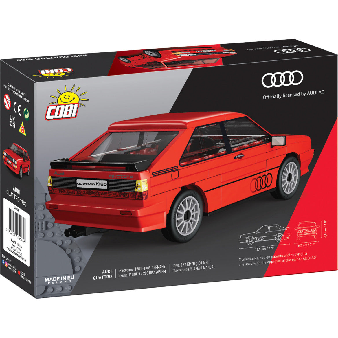 Audi Quattro 1980, Konstruktionsspielzeug