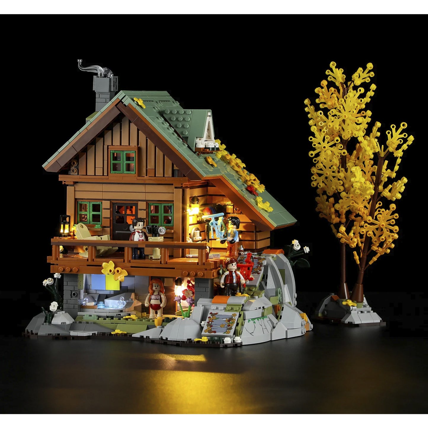 Berghütte , Konstruktionsspielzeug