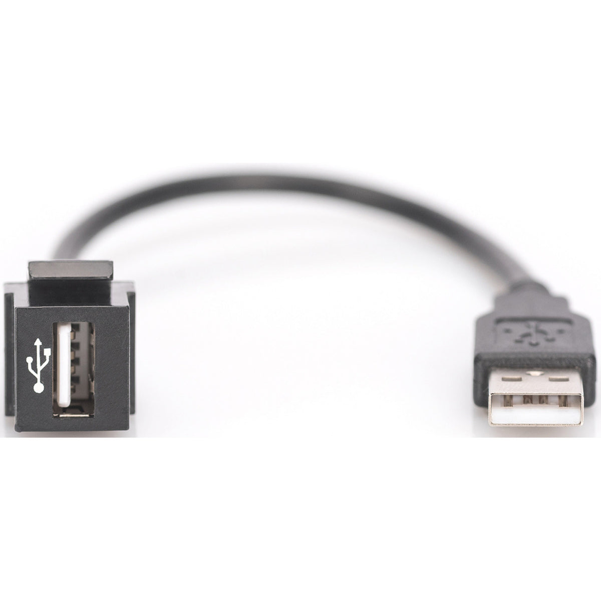 USB 2.0 Keystone-Modul USB-A Stecker > USB-A Buchse