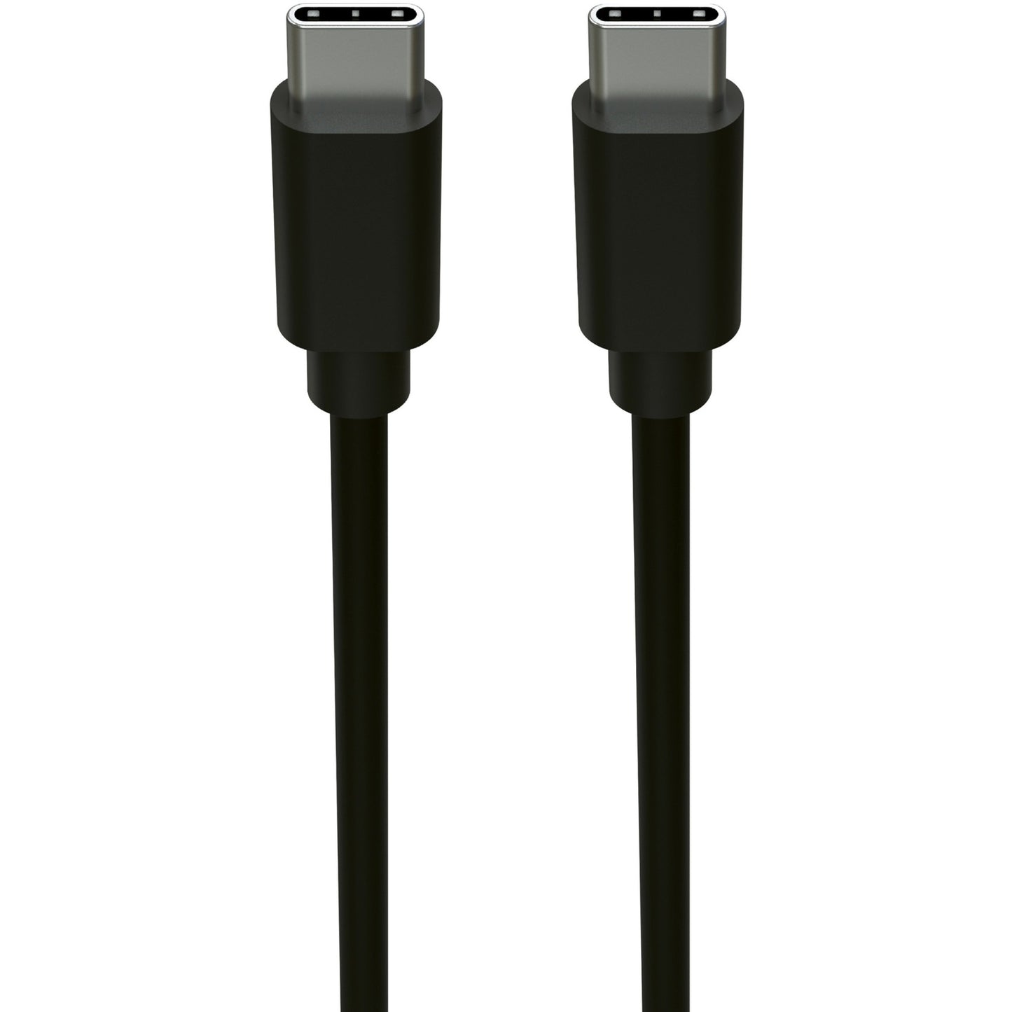 Ansmann USB 3.2 Gen 1 Kabel, USB-C Stecker > USB-C Stecker (schwarz, 2 Meter, Laden mit bis zu 60 Watt)