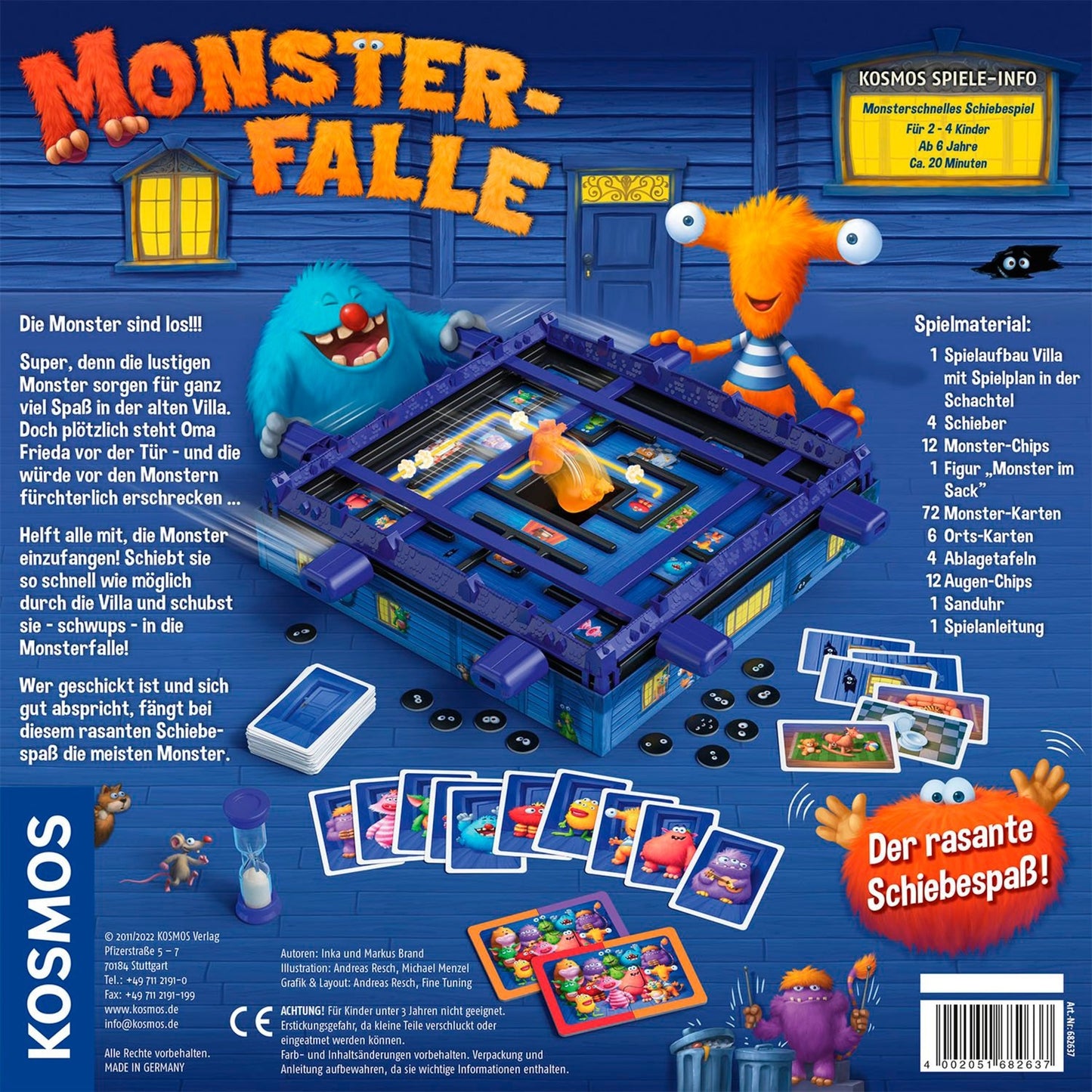 KOSMOS Monsterfalle, Brettspiel