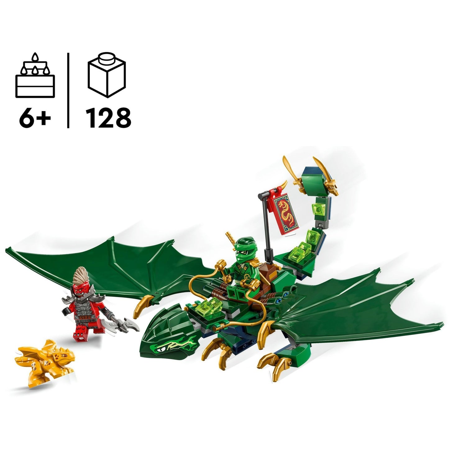 71829 Ninjago Lloyds grüner Walddrache, Konstruktionsspielzeug
