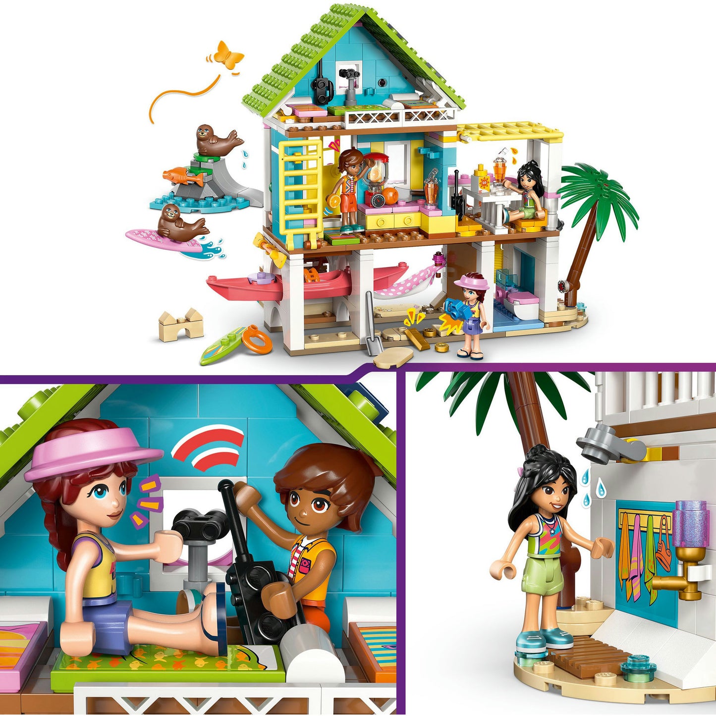 42699 Friends Strandhaus mit Robben, Konstruktionsspielzeug