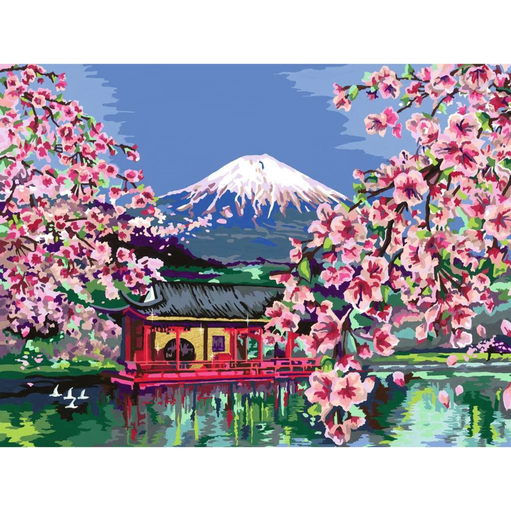 Ravensburger CreArt - Japanese Cherry Blossom, Malen