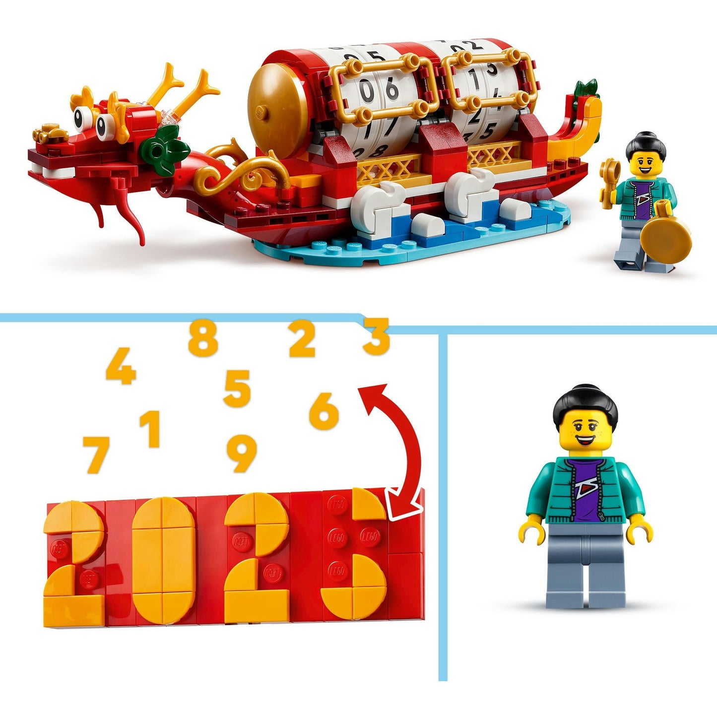 40678 Iconic Feiertagskalender, Konstruktionsspielzeug