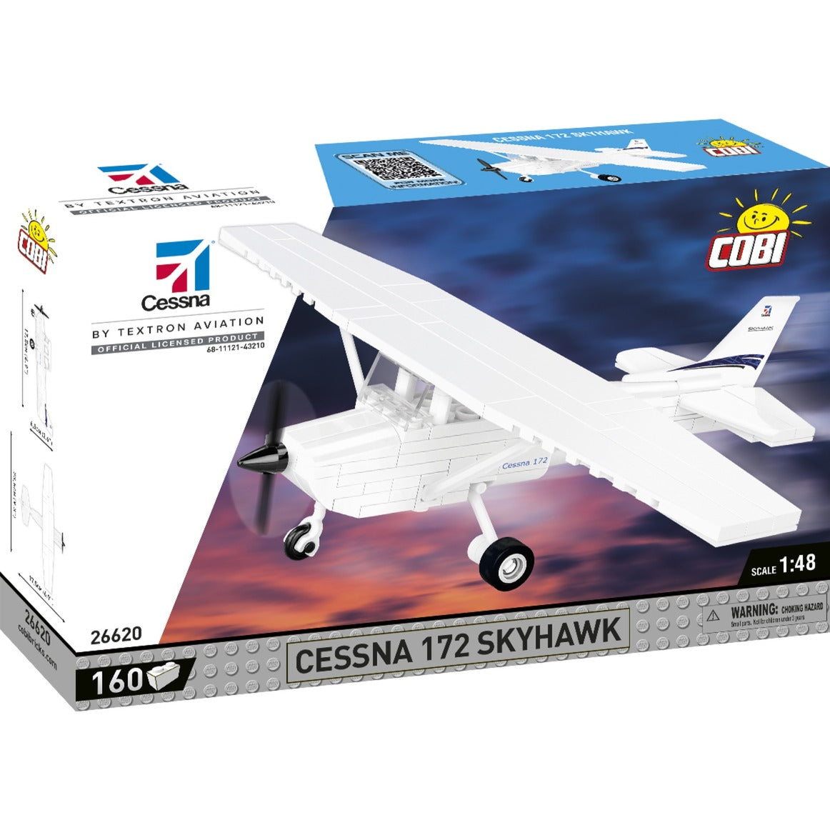 COBI Cessna 172 Skyhawk (weiss)