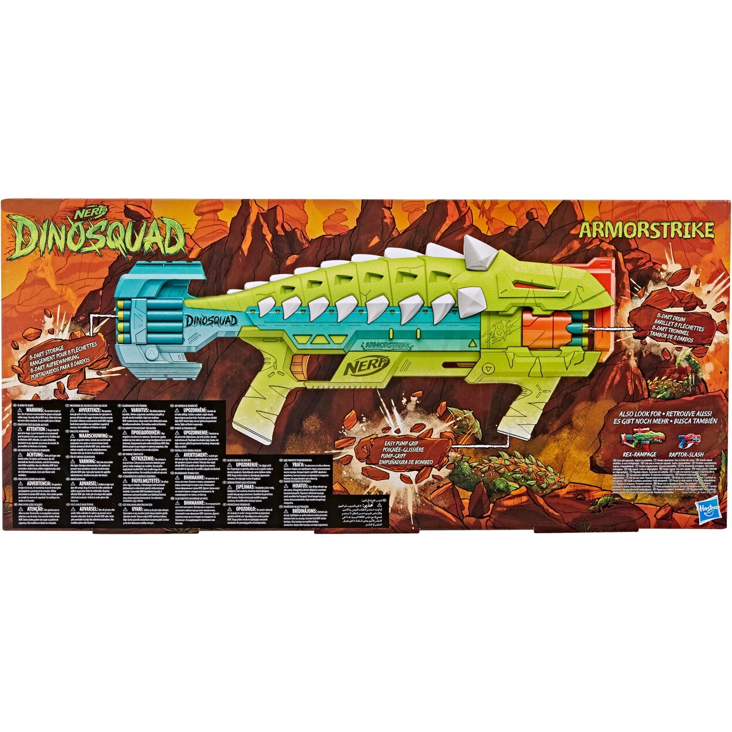 Hasbro Nerf DinoSquad Armorstrike, Nerf Gun (hellgrün/dunkelgrün)