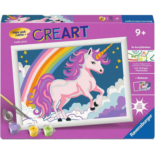 CreArt - Pinkes Einhorn, Malen