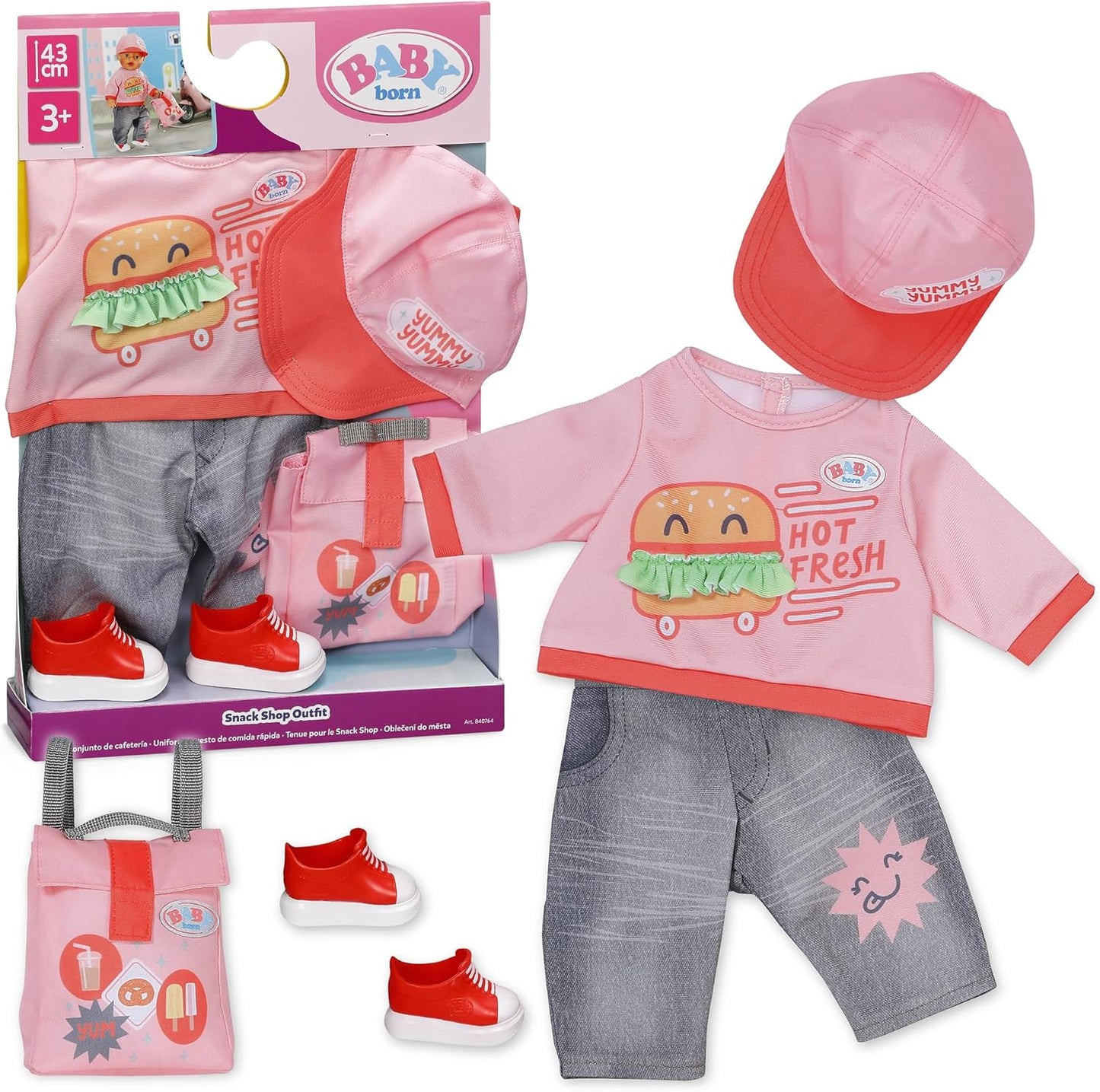 BABY born Snack Shop Outfit 43cm, Puppenzubehör