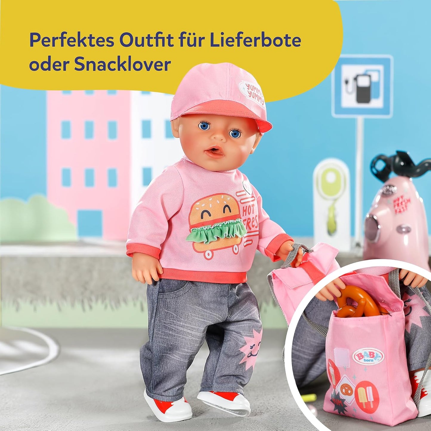 BABY born Snack Shop Outfit 43cm, Puppenzubehör
