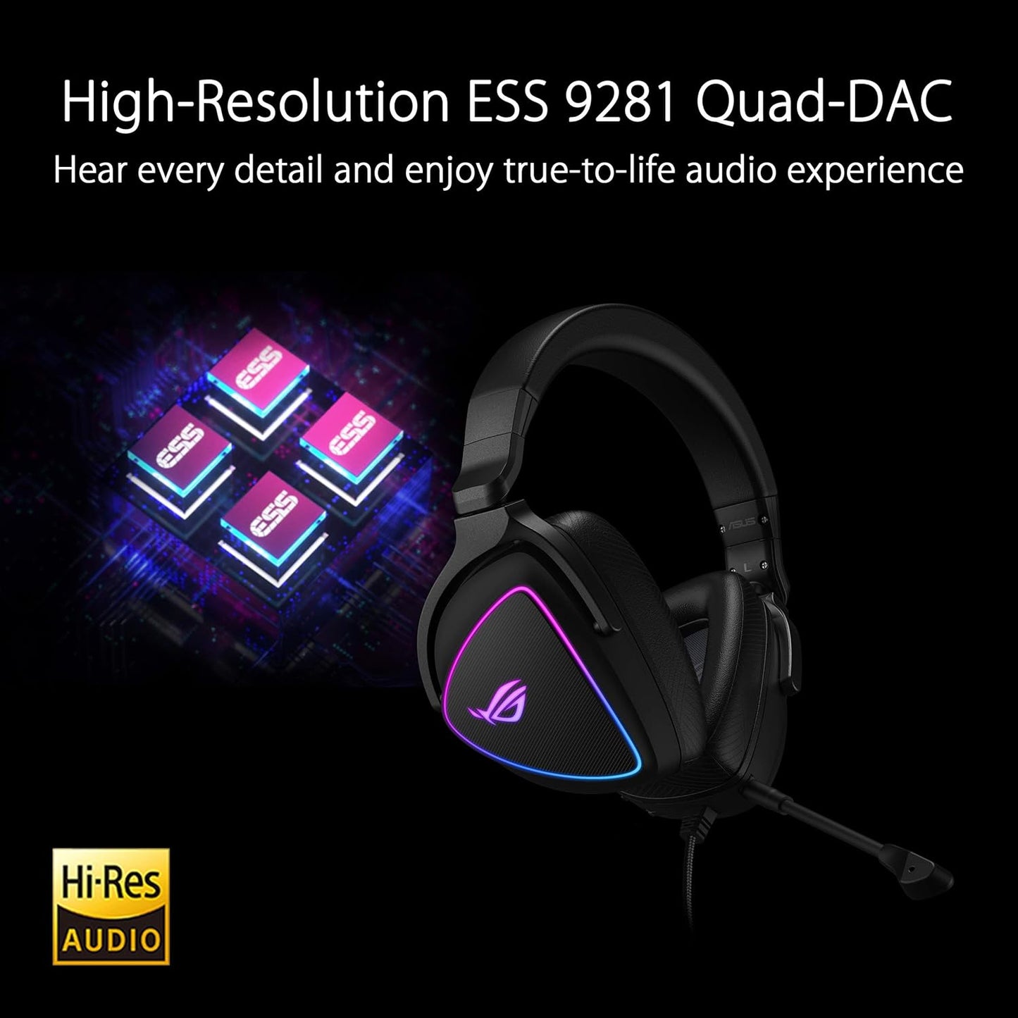 ROG Delta S, Gaming-Headset