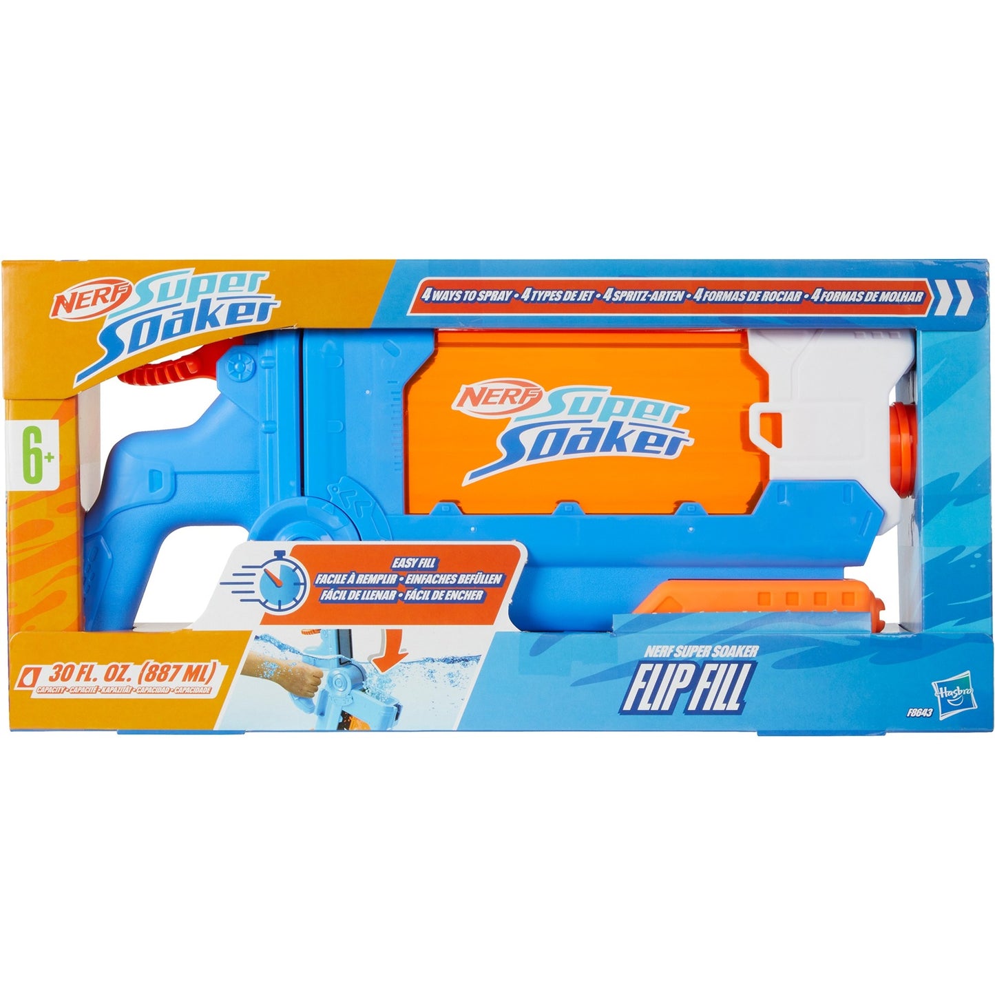 Hasbro Super Soaker Flip Fill (blau/weiss)