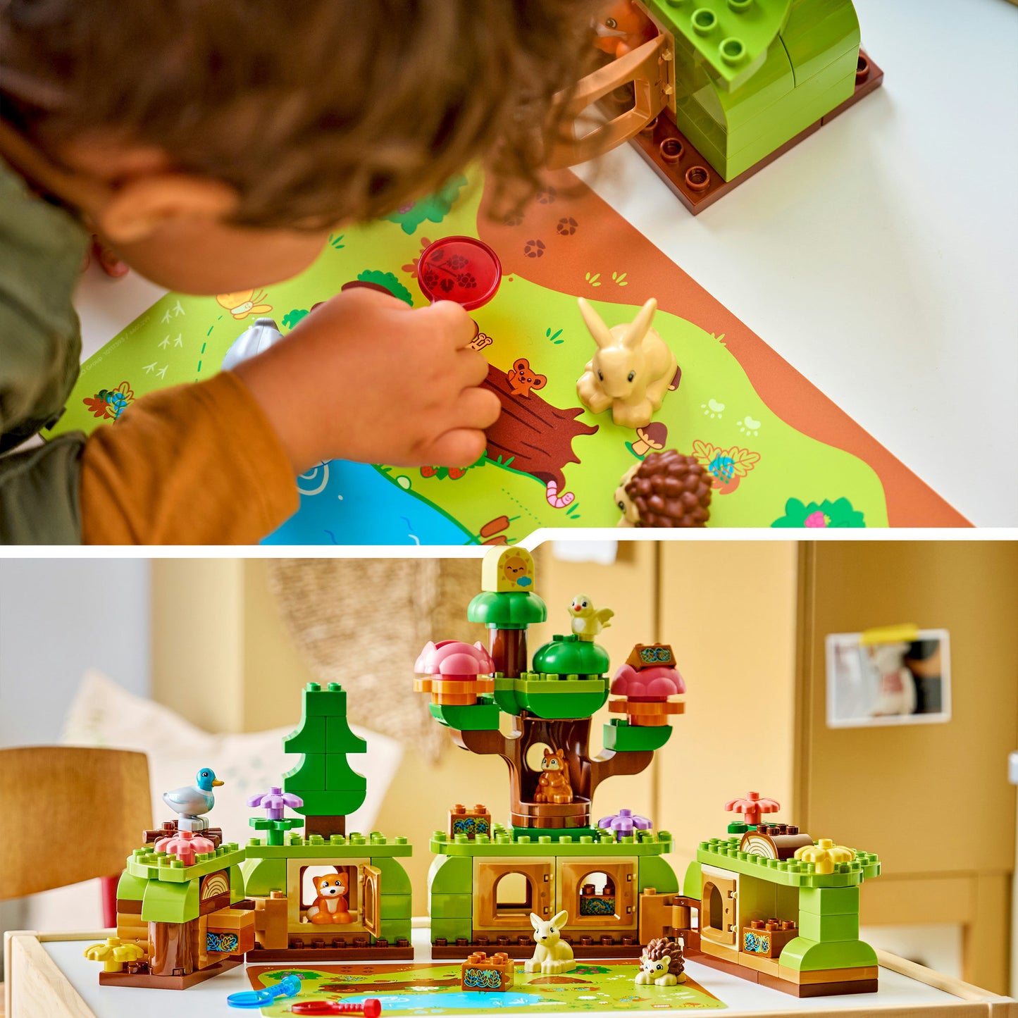 10480 DUPLO Town Wald mit wilden Tieren, Konstruktionsspielzeug