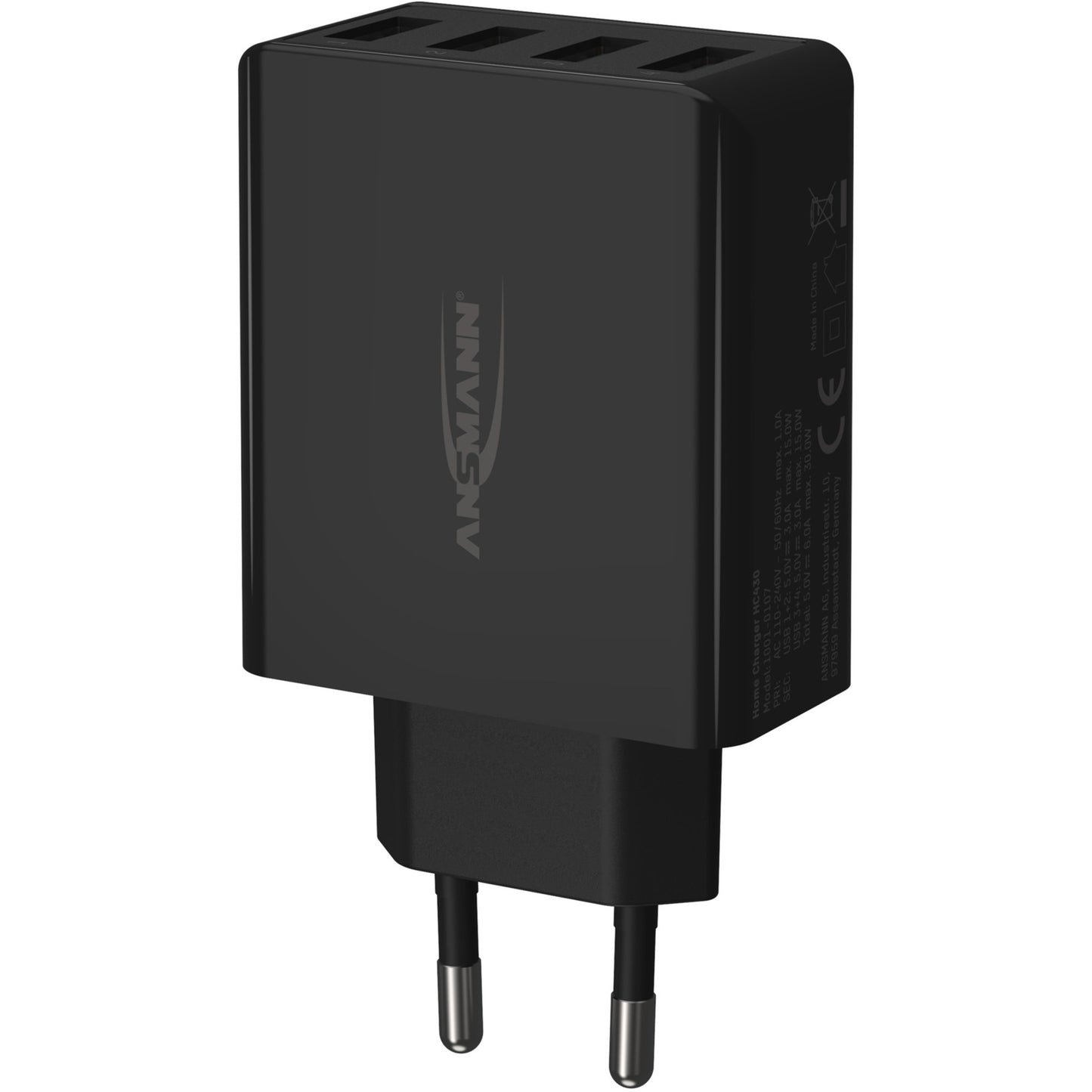 Ansmann Home Charger HC430 (schwarz, intelligente Ladesteuerung, Multisafe-Technologie)